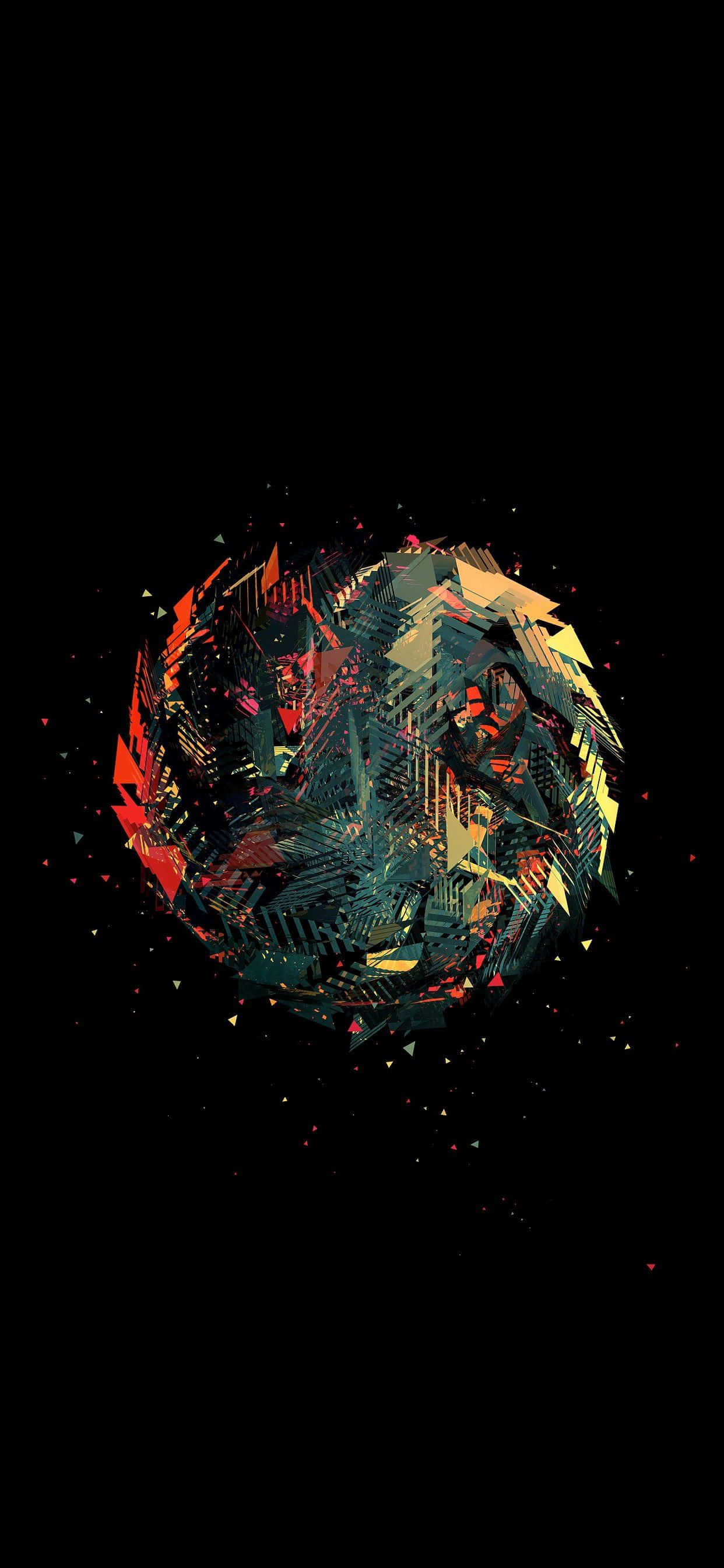 iPhone X, OLED, red, 2K Phone Wallpaper