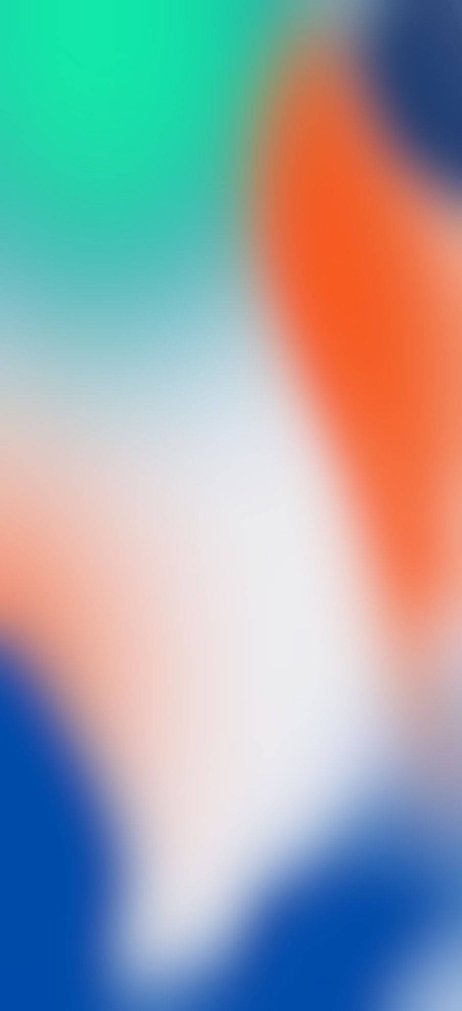 iPhone X, iOS 11, teal, Full HD Phone Wallpaper