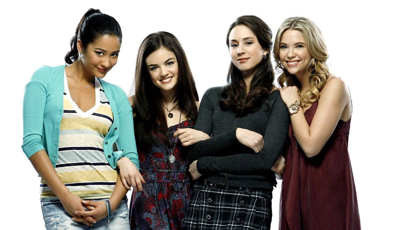 Pretty Little Liars, Main Characters, four young women, HD Desktop Wallpaper