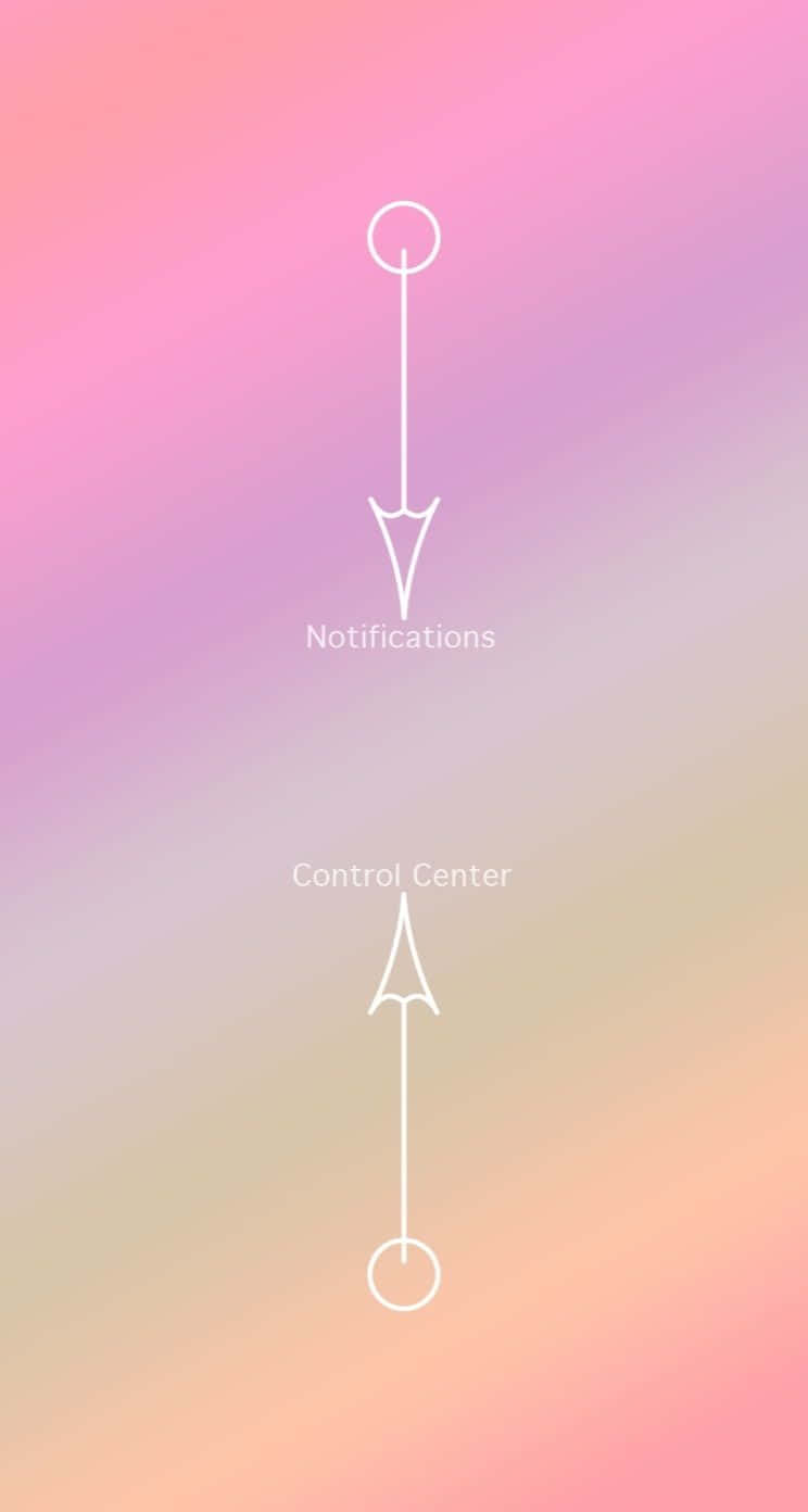 minimalist wallpaper, soft gradient background, white line icons, HD Phone Wallpaper