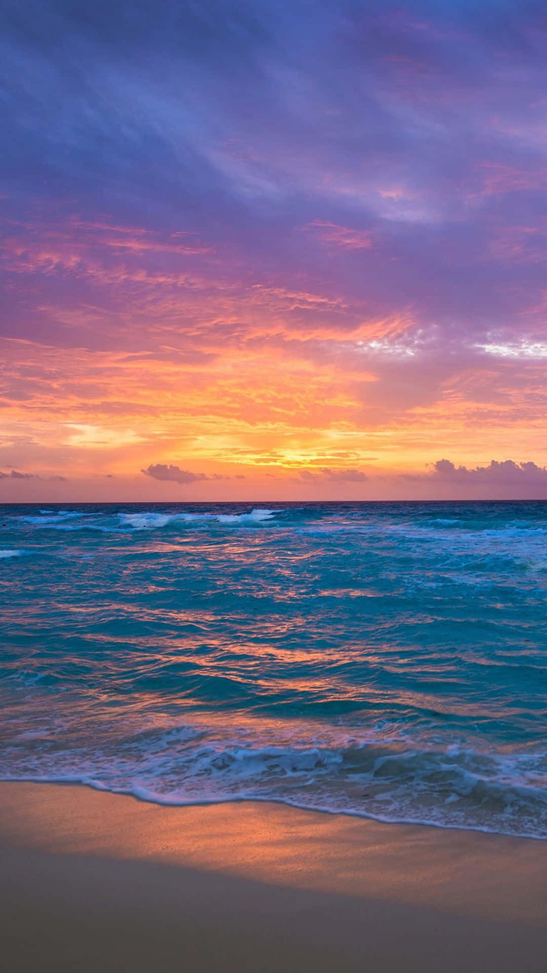 Pretty Ocean, sunset, ocean, Full HD Phone Wallpaper