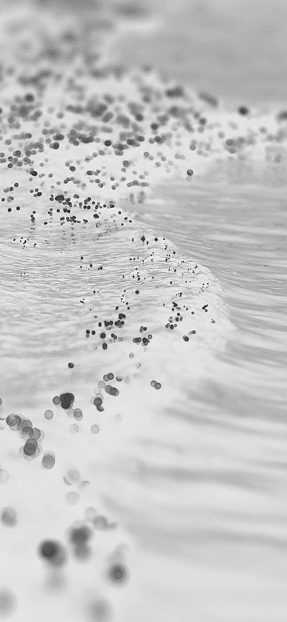 black and white ocean, ocean waves, sandy shore, Full HD Phone Wallpaper