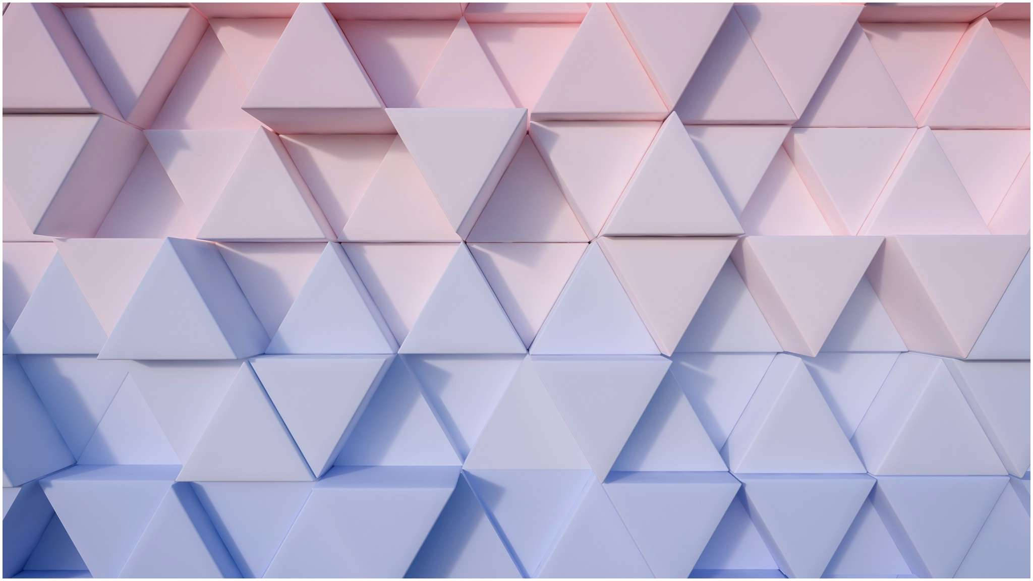 pastel pink, pastel blue, triangular panels, Full HD Desktop Wallpaper