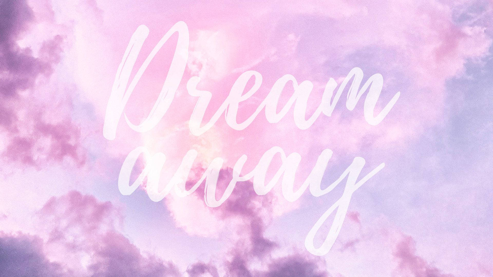 pastel-hued landscape, warm sunlight, soft pink and lavender clouds, Full HD Desktop Wallpaper
