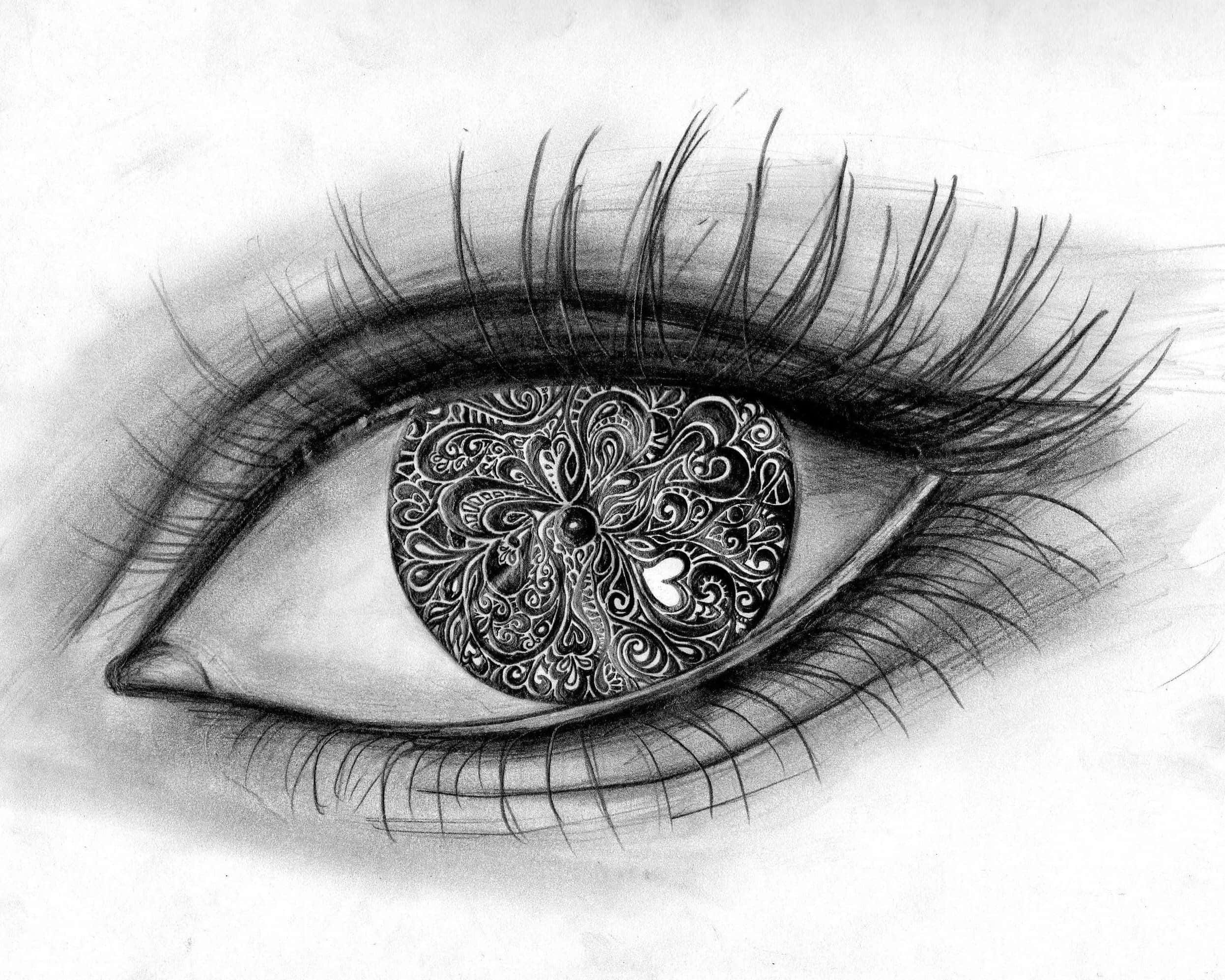 paisley, mandala, heart shape, Full HD Desktop Wallpaper