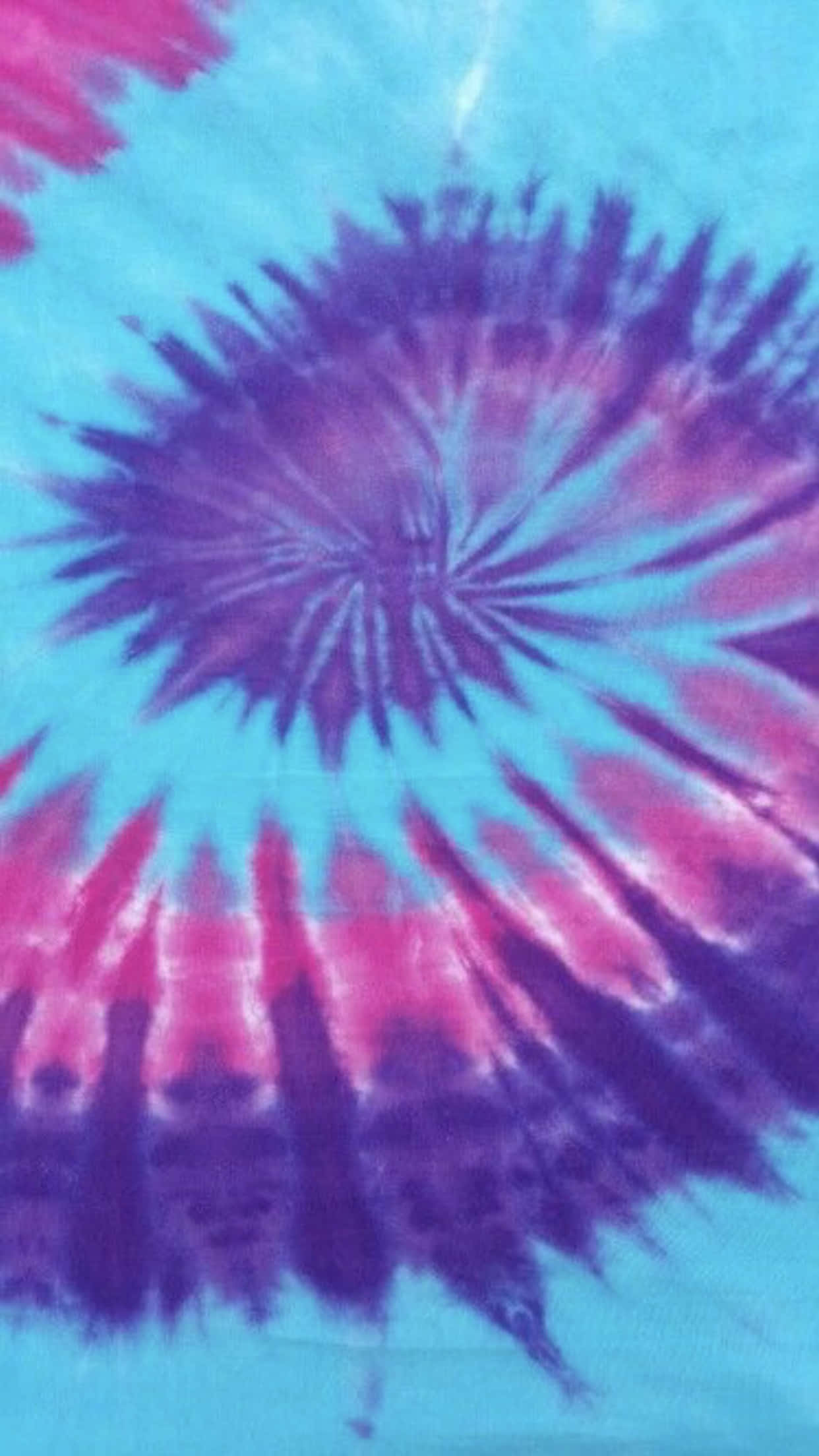 Pretty Tie Dye, light blue, pink, Full HD Phone Wallpaper