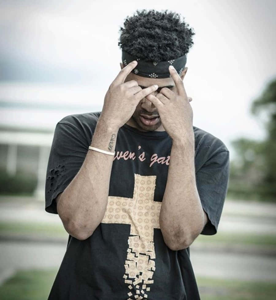 Prettyboyfredo, curly hair, bandana, SD Phone Wallpaper