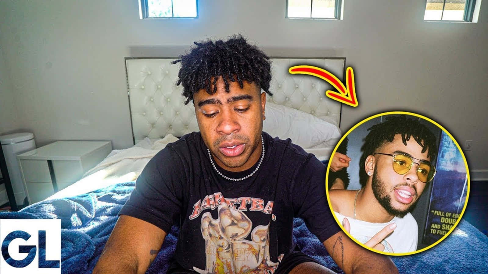 Prettyboyfredo, curly hair, bed, HD Desktop Wallpaper