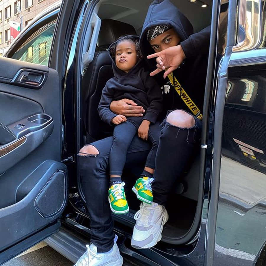 Prettyboyfredo, daughter, black hoodies, SD Desktop Wallpaper