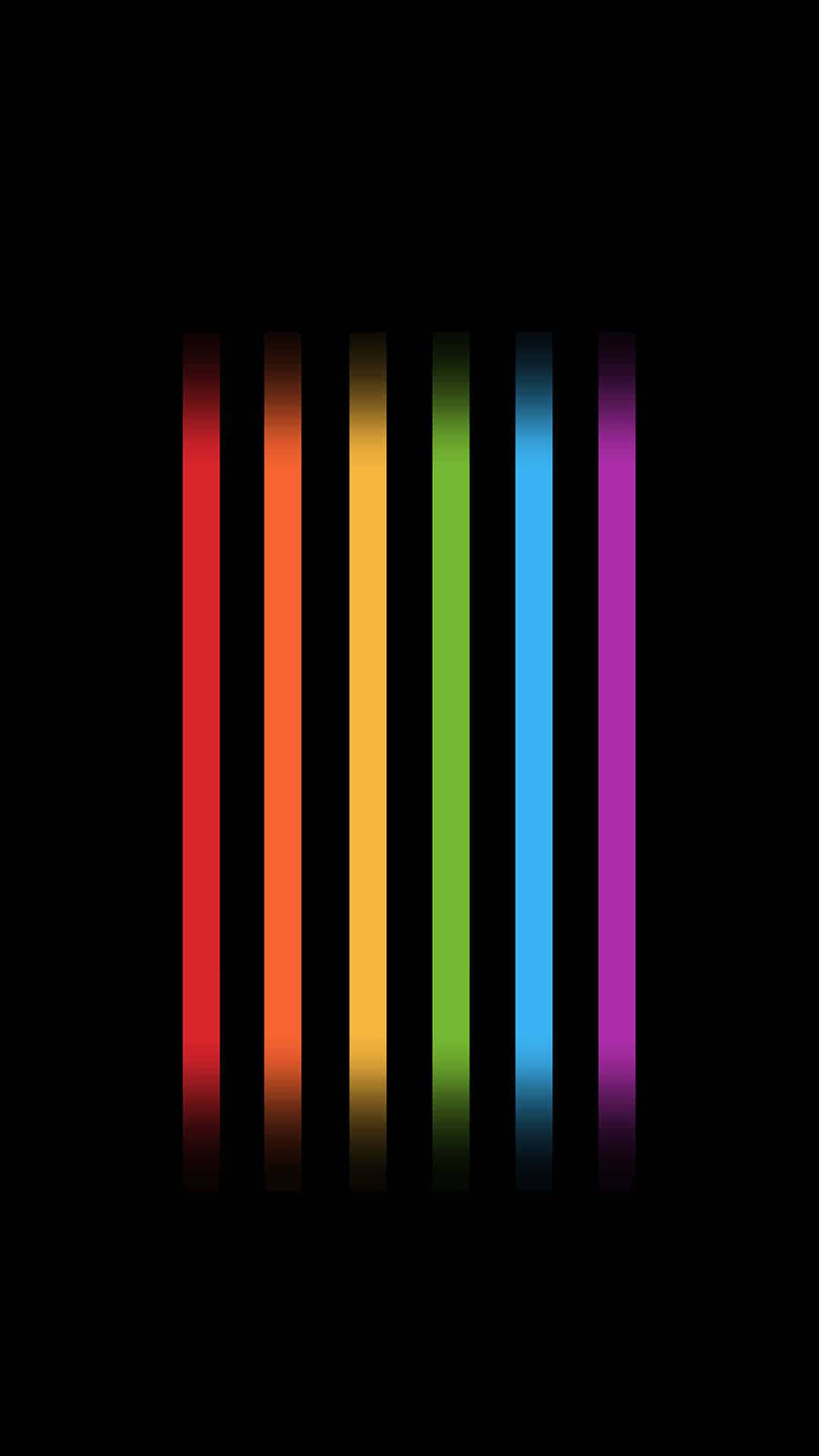 Pride Desktop, rainbow colors, vertical lines, Full HD Phone Wallpaper