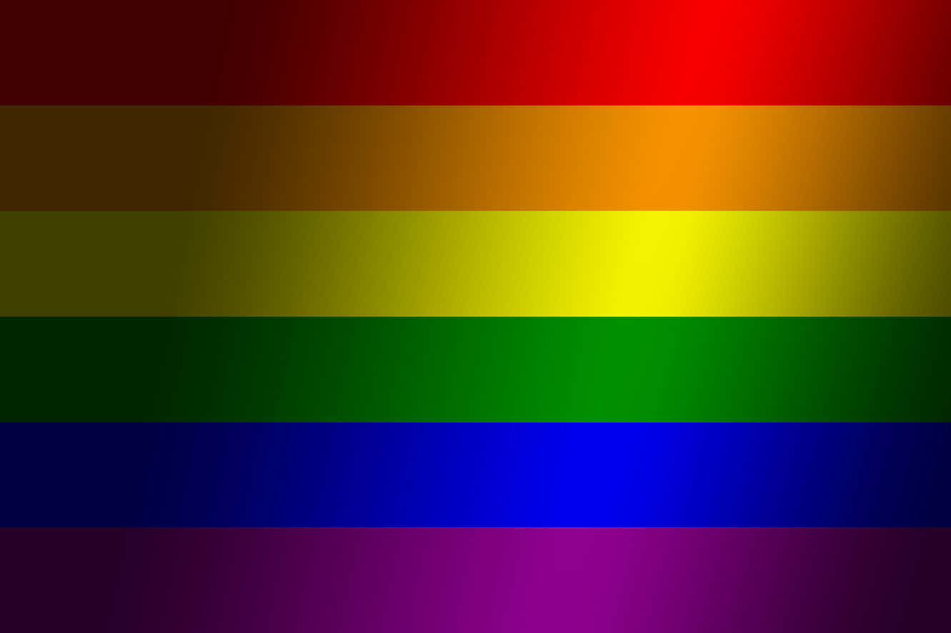 rainbow flag, red, purple, HD Desktop Wallpaper