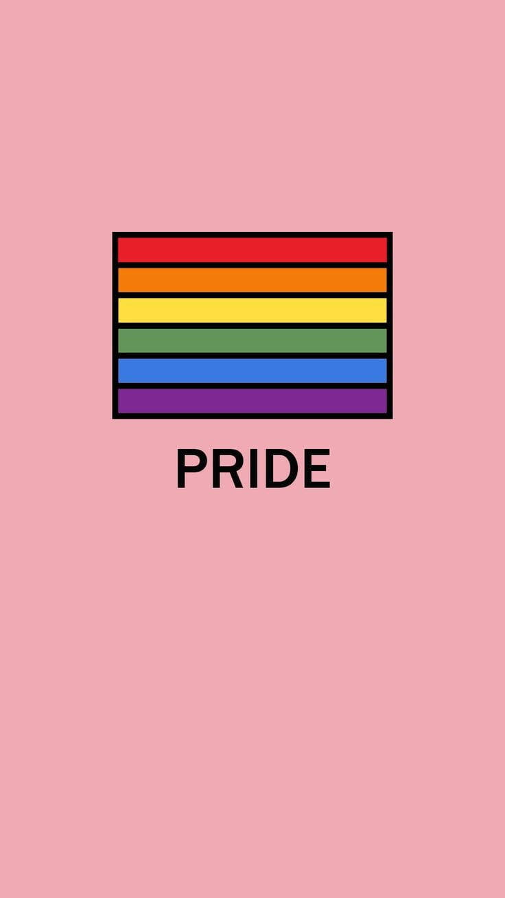 Pride Flag, simple pink, rainbow pride flag, HD Phone Wallpaper