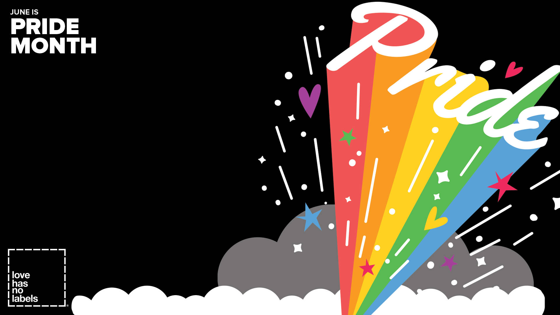 Pride, June is Pride Month, rainbow-colored, Full HD Desktop Wallpaper
