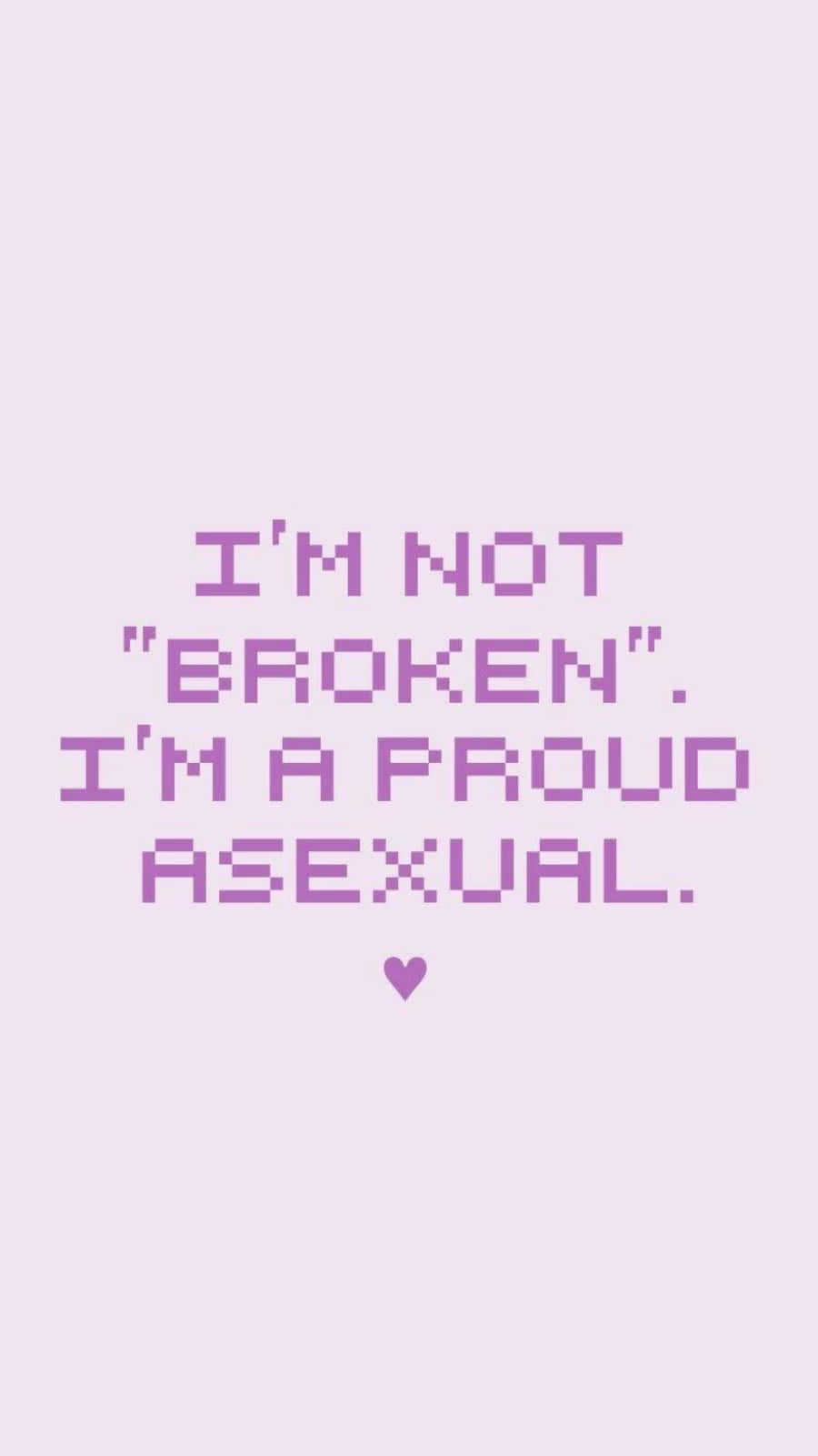asexual, Pastel Pink, lavender background, HD Phone Wallpaper