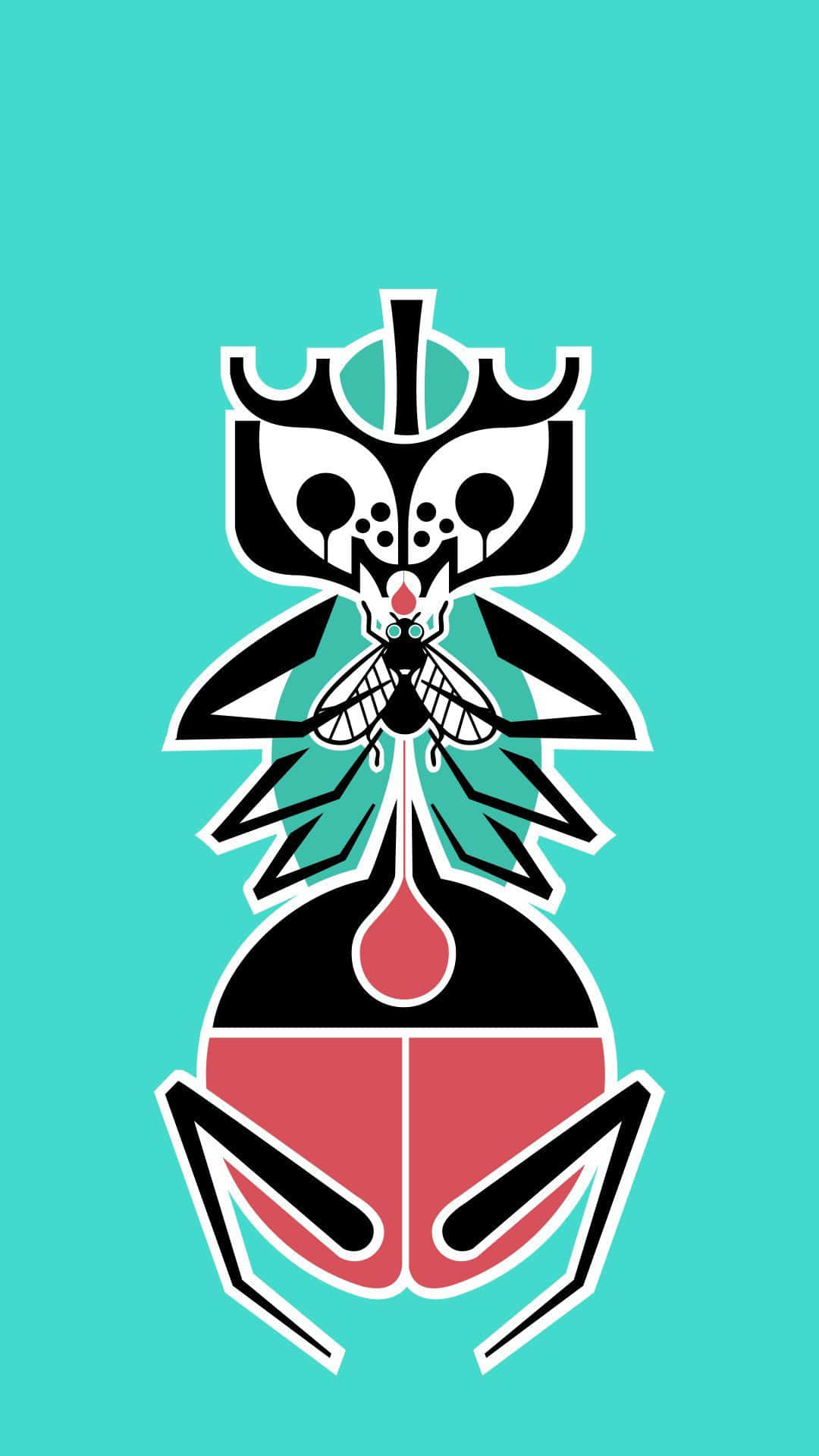 Primitive, black and red, crown, Full HD Phone Wallpaper