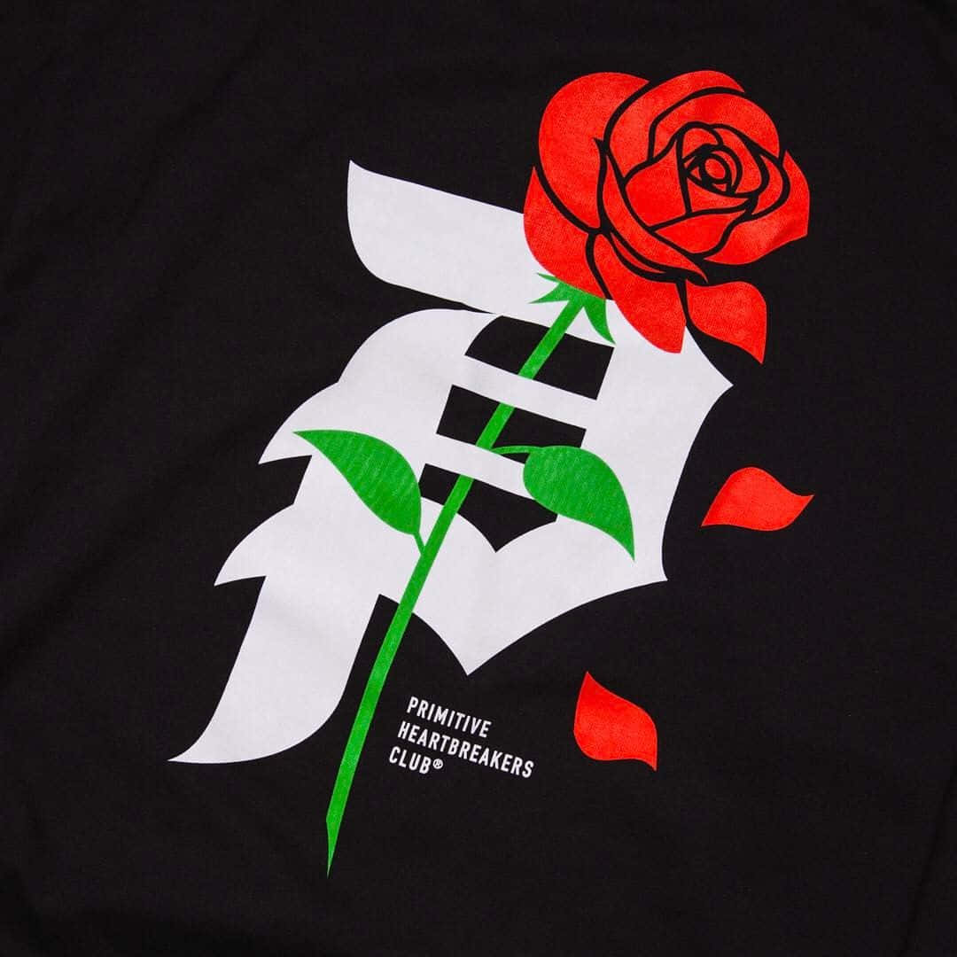 primitive, red rose, green stem, SD Desktop Wallpaper