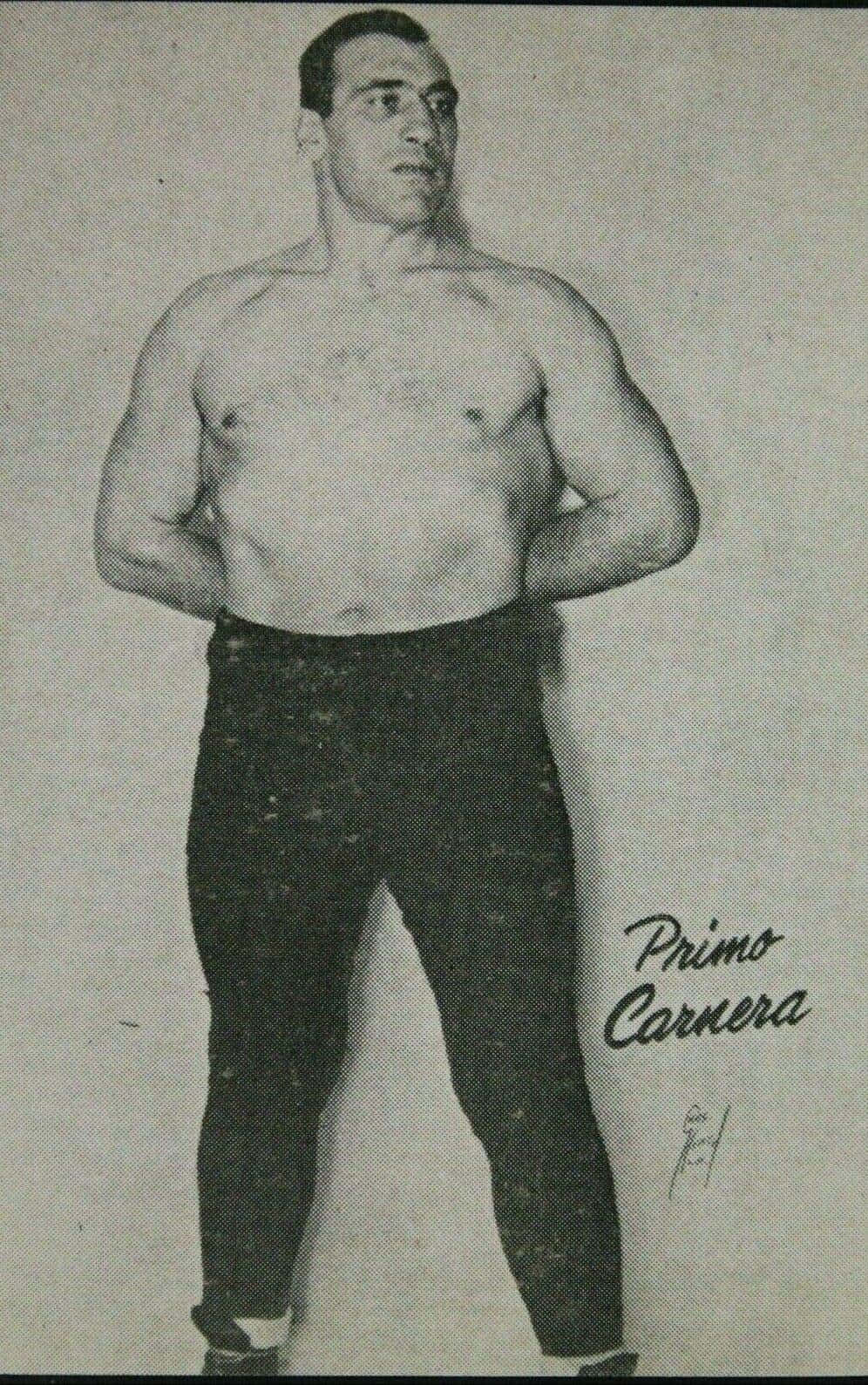 Primo Carnera, Homogenized Bond Bread, vintage card, HD Phone Wallpaper