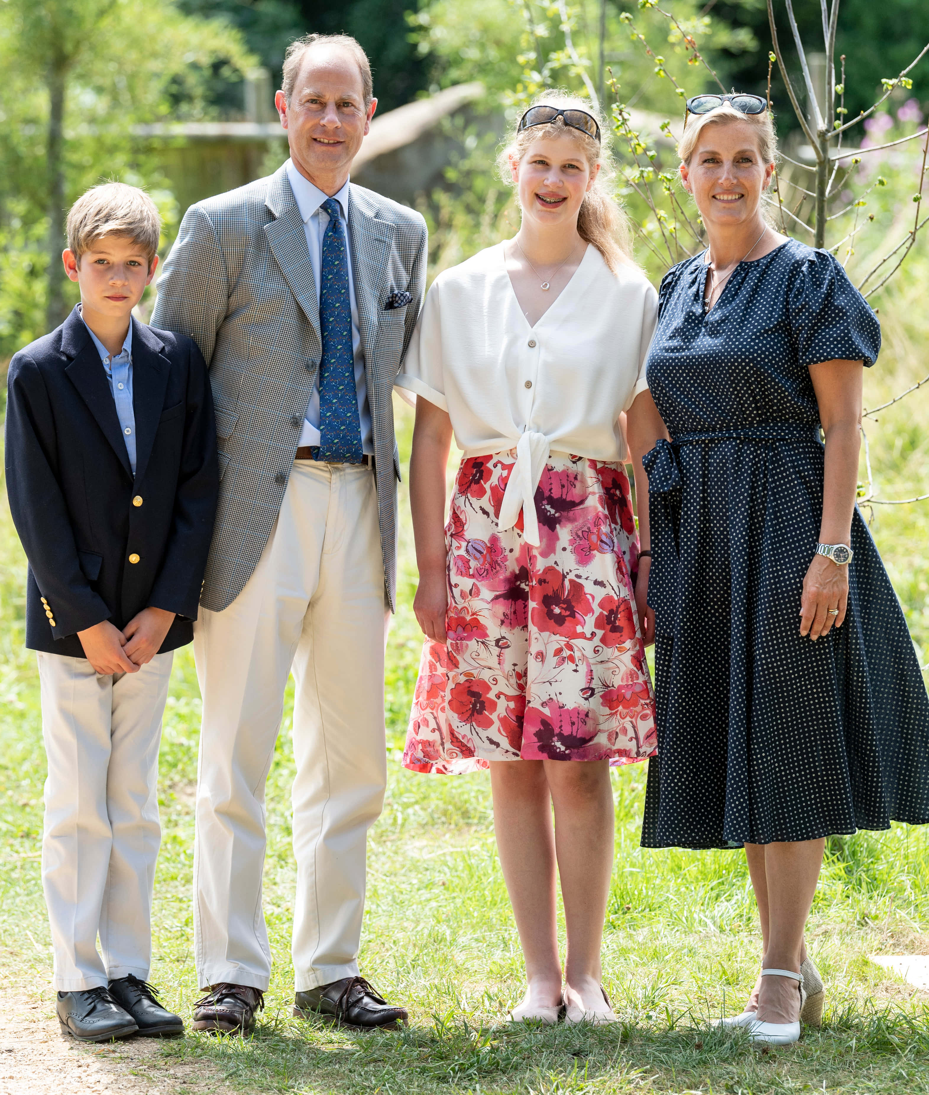 Prince Edward, royal family, sunlit garden, 2K Phone Wallpaper