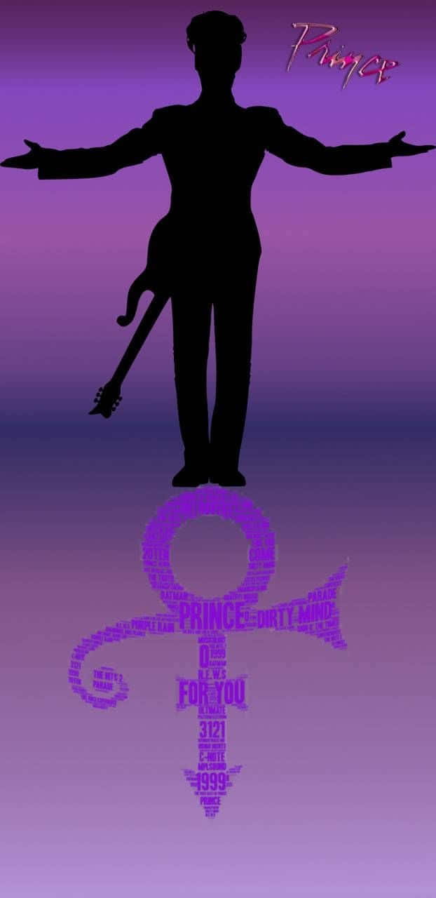 Prince, Prince Symbol, purple gradient background, HD Phone Wallpaper
