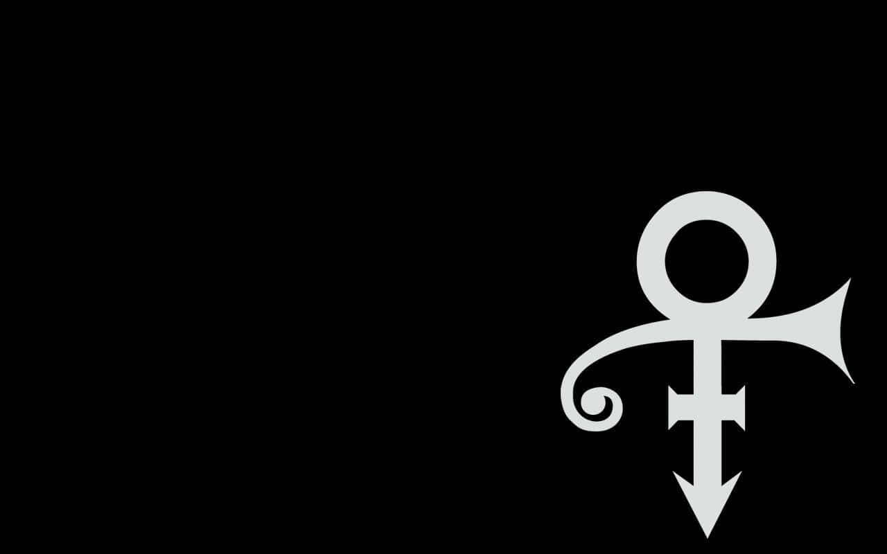 Prince Symbol, stylized anchor, swirls, HD Desktop Wallpaper