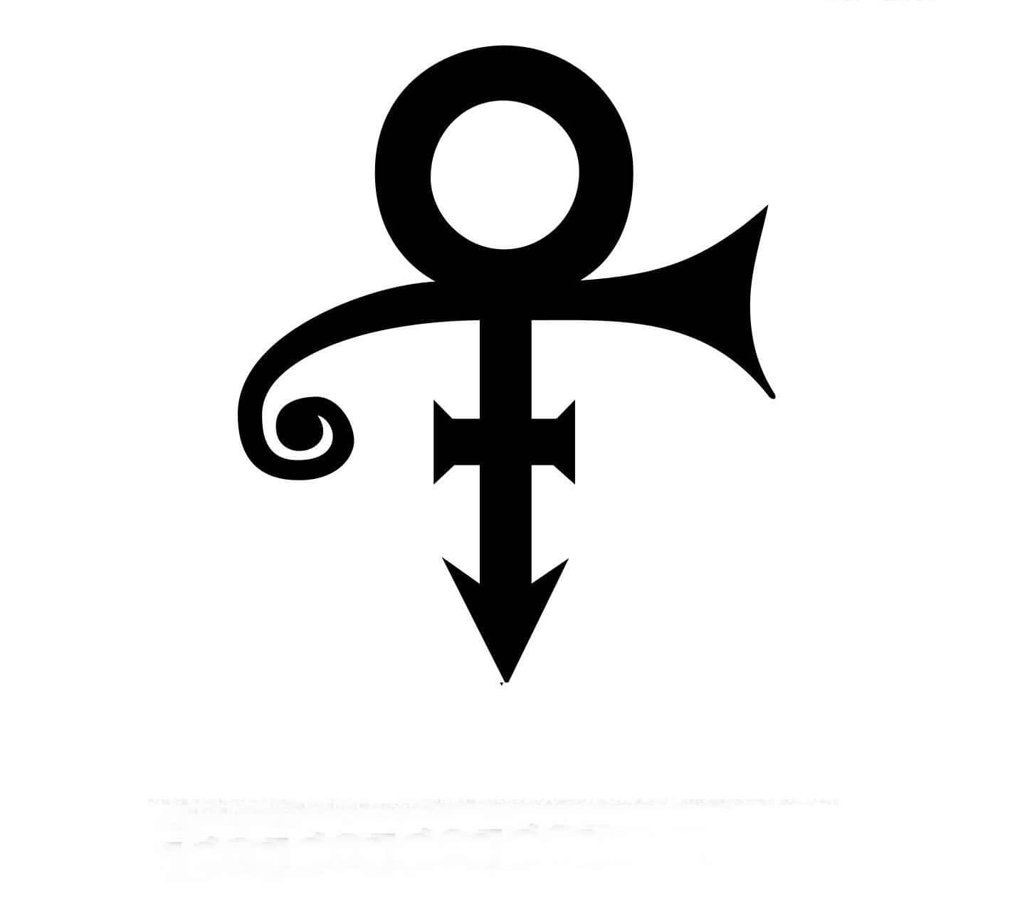 Prince Symbol, black-and-white, anchor, HD Desktop Wallpaper