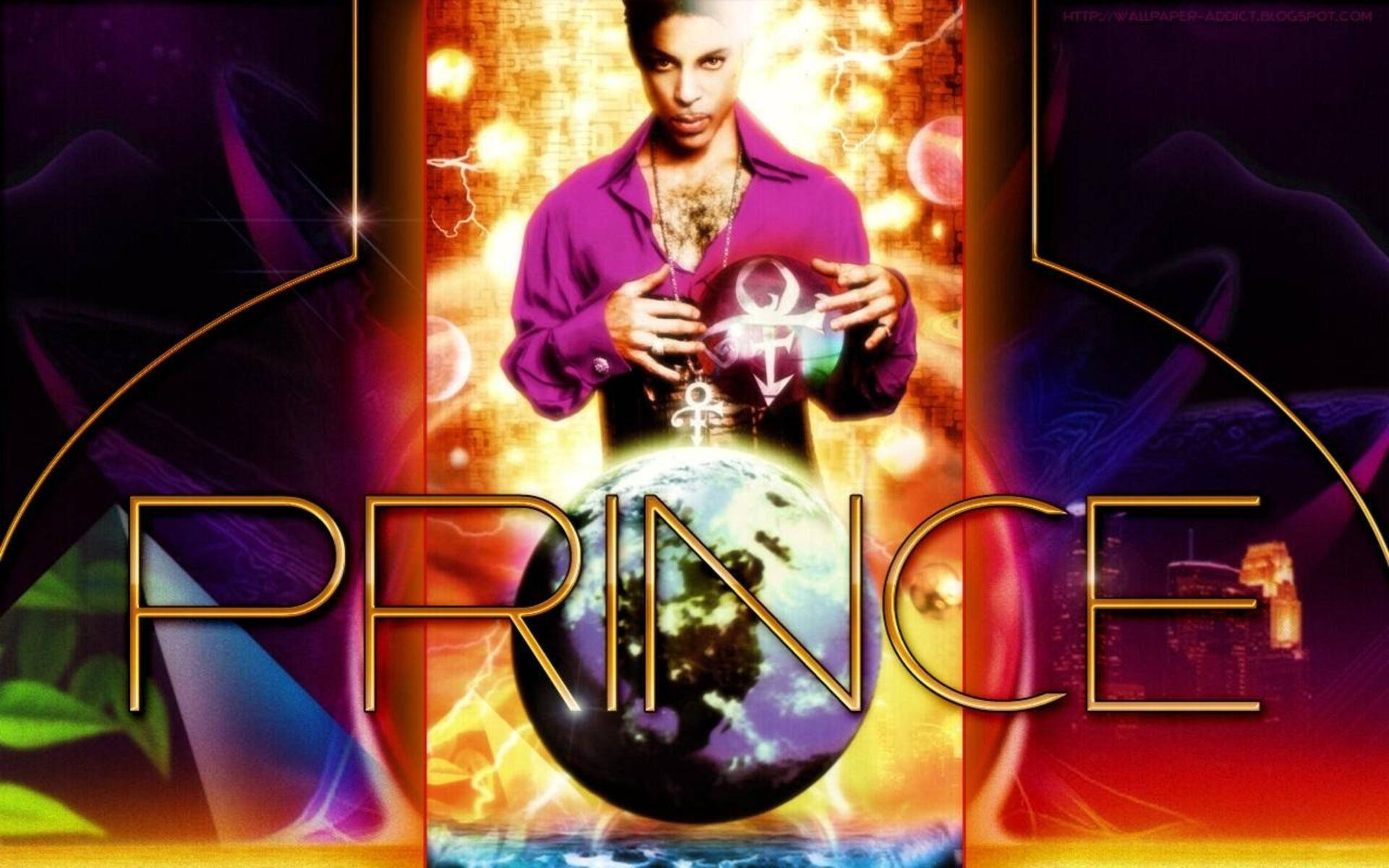 Prince, cosmic scene, glowing orb, Full HD Desktop Wallpaper