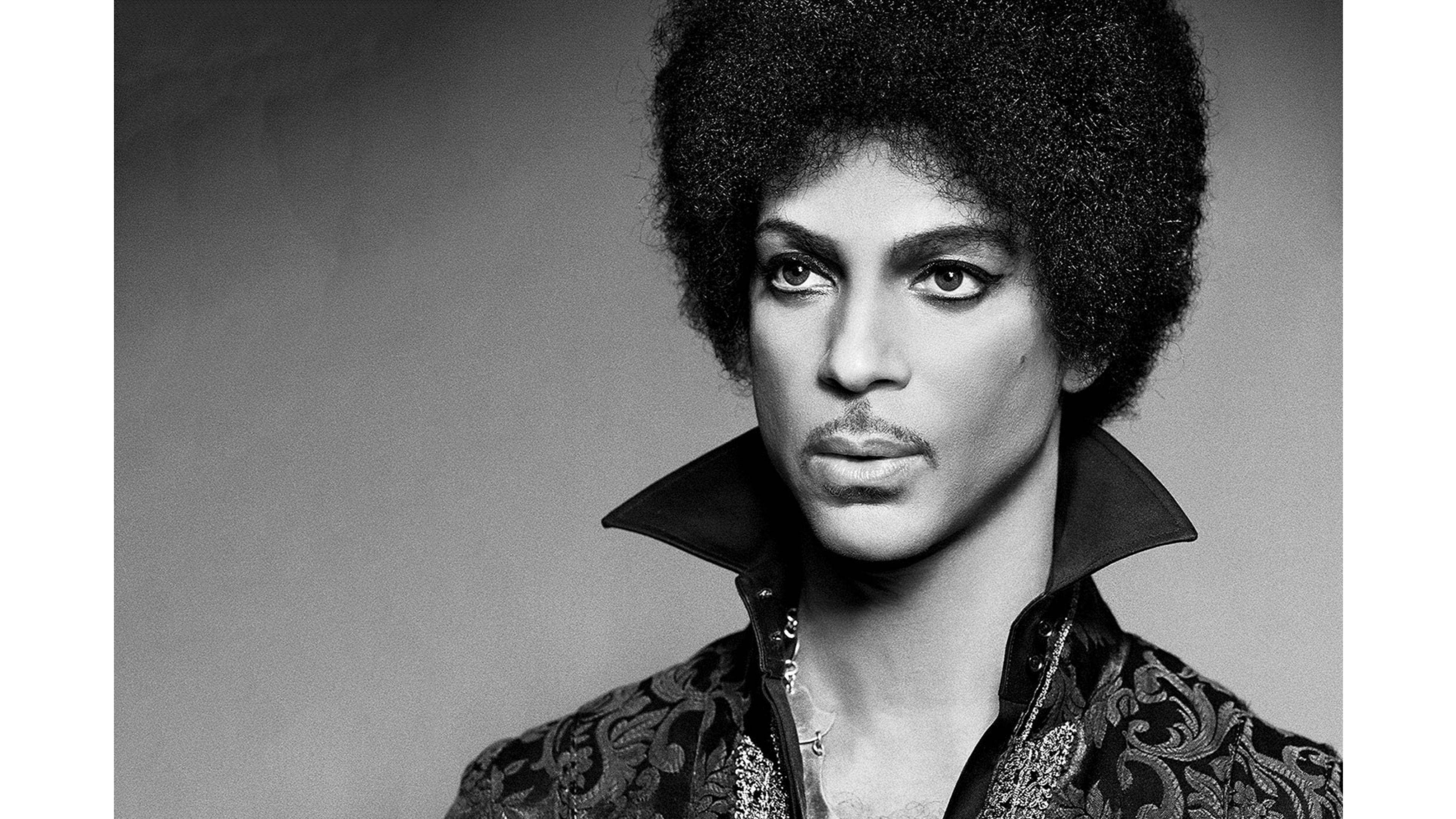 Prince, afro, ornate jacket, 4K Desktop Wallpaper