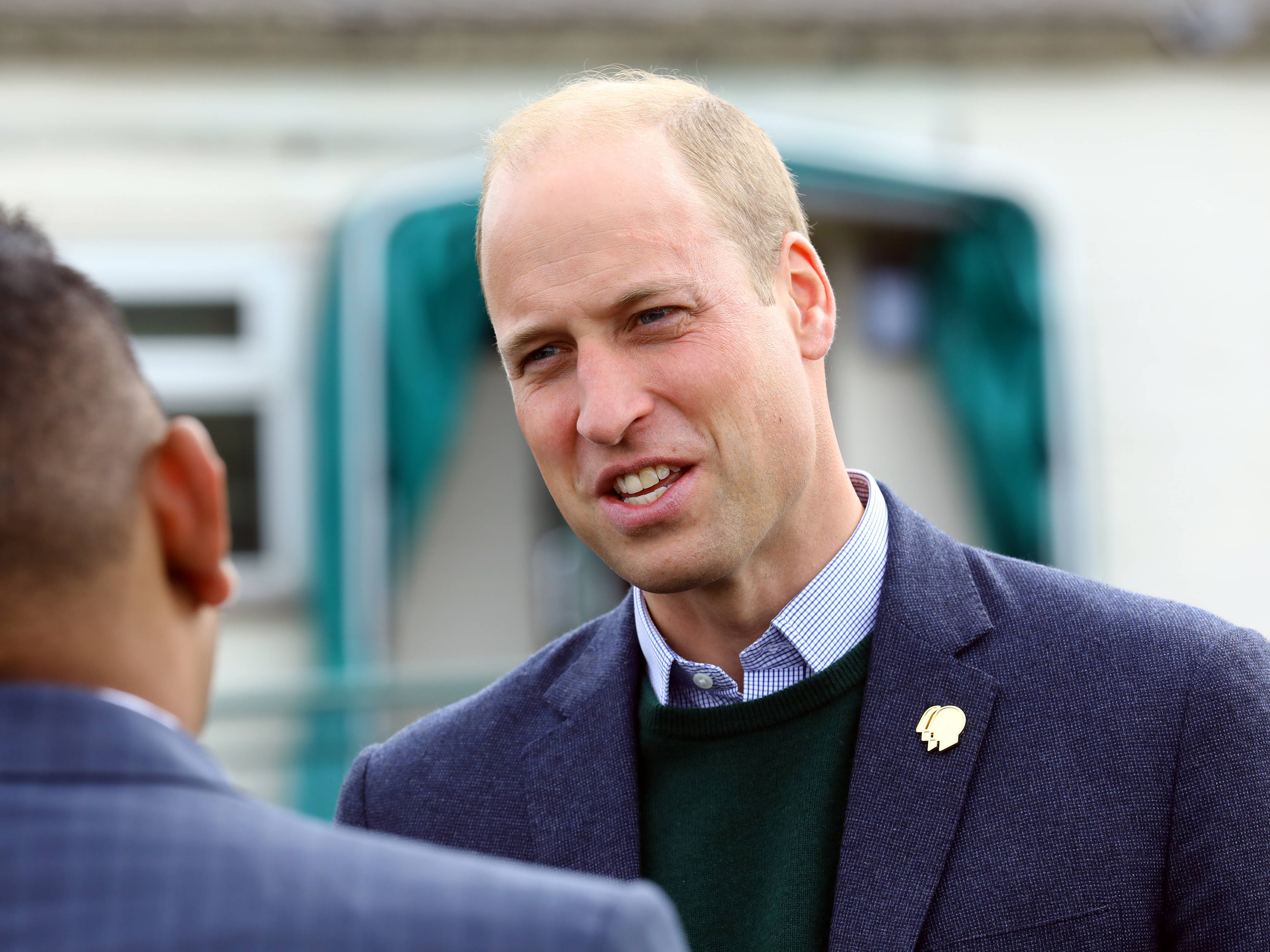 Prince William, outdoors, smiles warmly, 4K Desktop Wallpaper