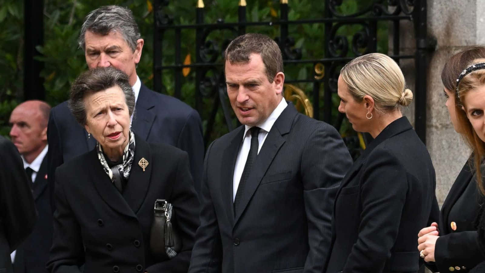Princess Anne, children, black attire, HD Desktop Wallpaper