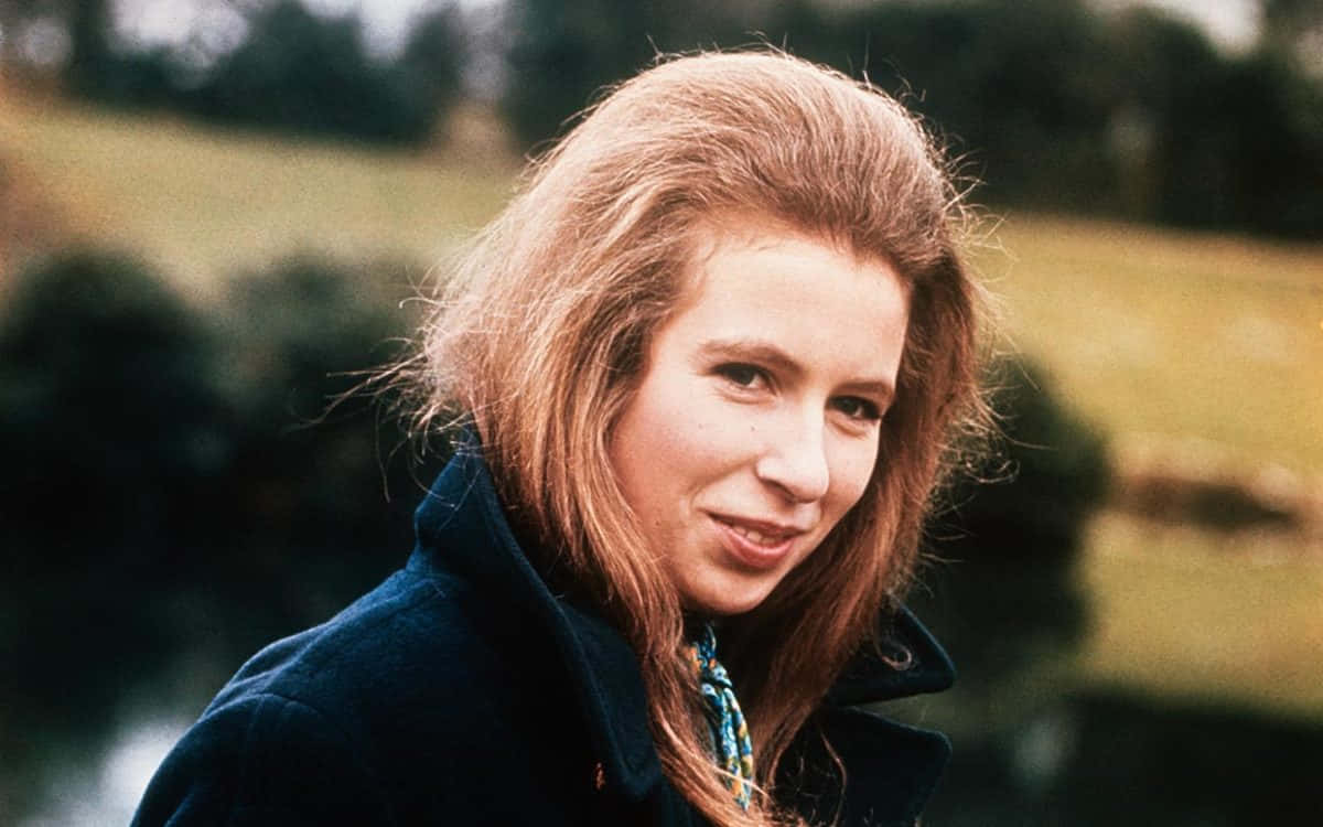 Princess Anne, 1970, reddish-brown hair, SD Desktop Wallpaper