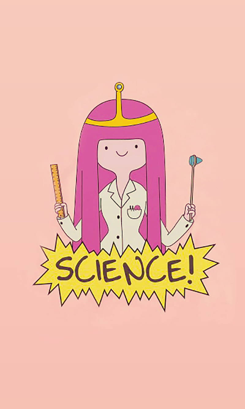 Princess Bubblegum, pink hair, crown, HD Phone Wallpaper