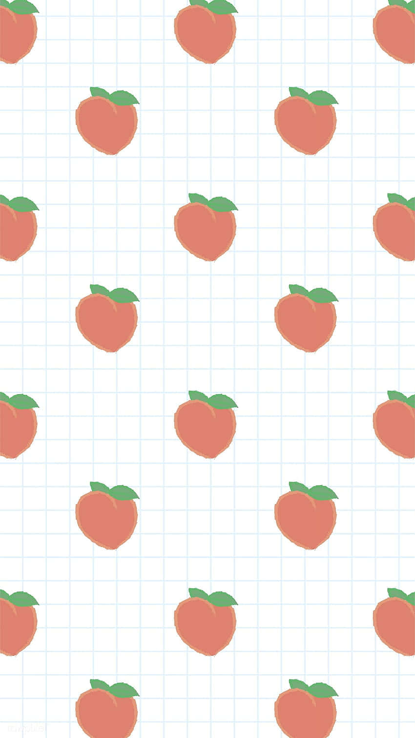 Princess Peach, pink peach, green leaves, HD Phone Wallpaper