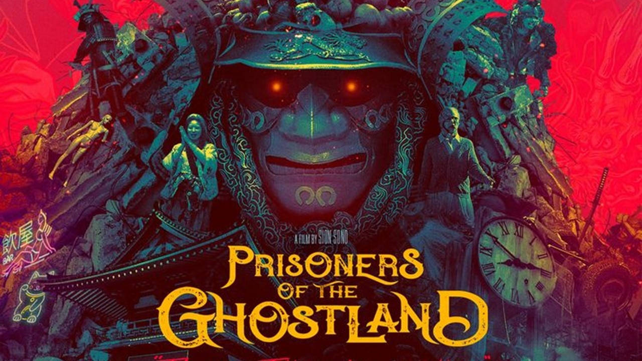 Prisoners of the Ghostland, samurai ghost, glowing red eyes, HD Desktop Wallpaper
