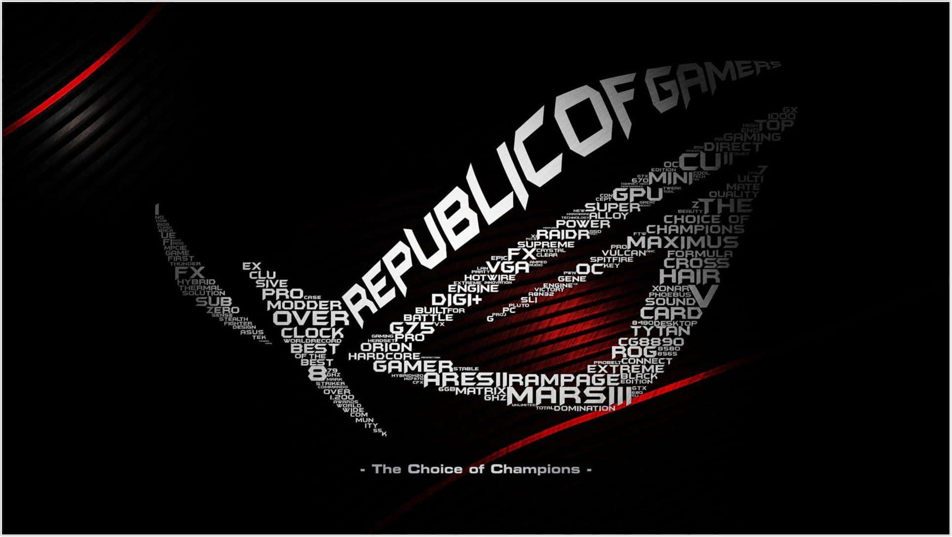 Pro Gamer, black wallpaper, red streaked silhouette, Full HD Desktop Wallpaper