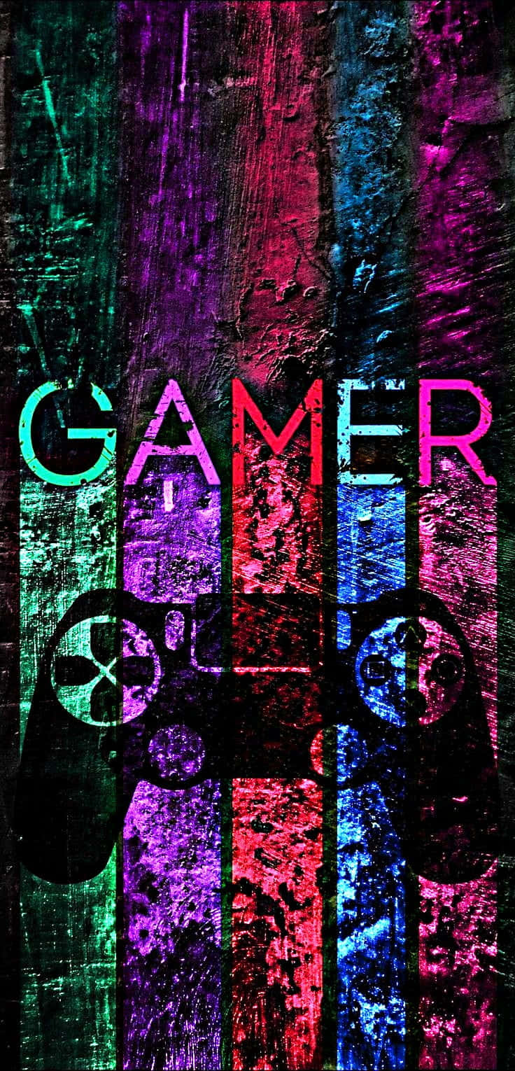 Pro Gamer, GAMER, controller silhouettes, HD Phone Wallpaper