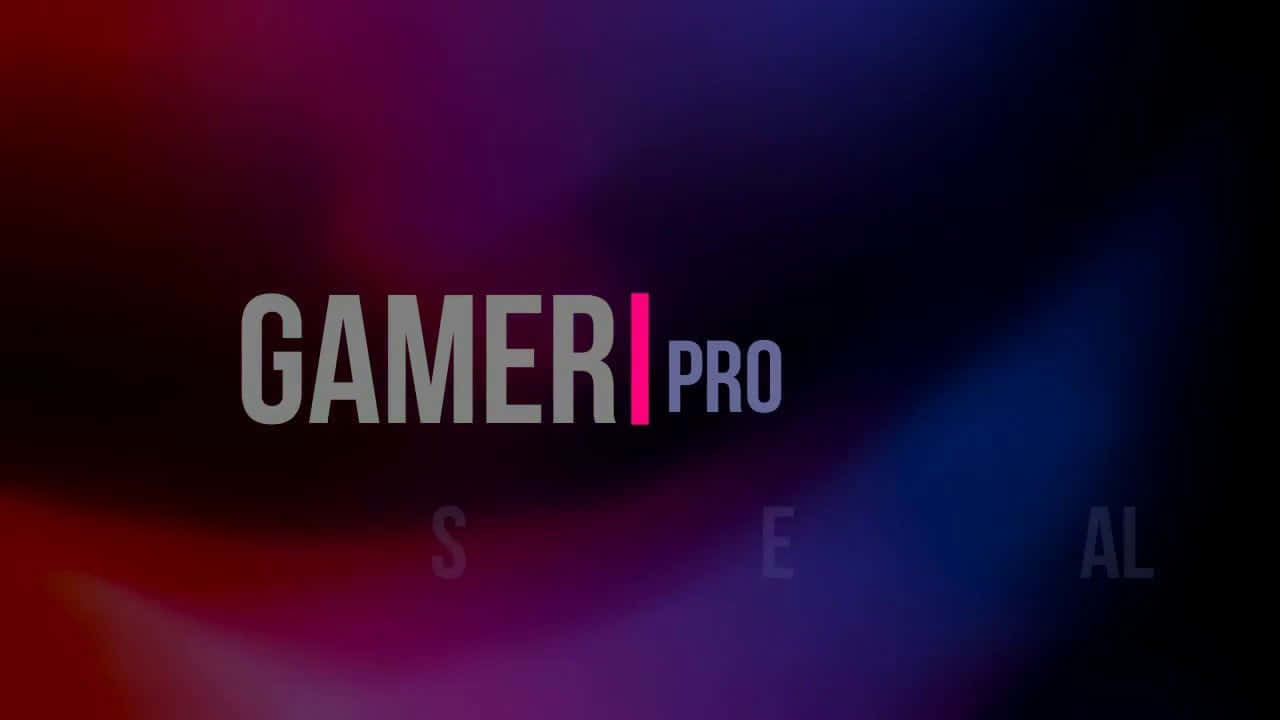 GAMER PRO, gray, pink, HD Desktop Wallpaper