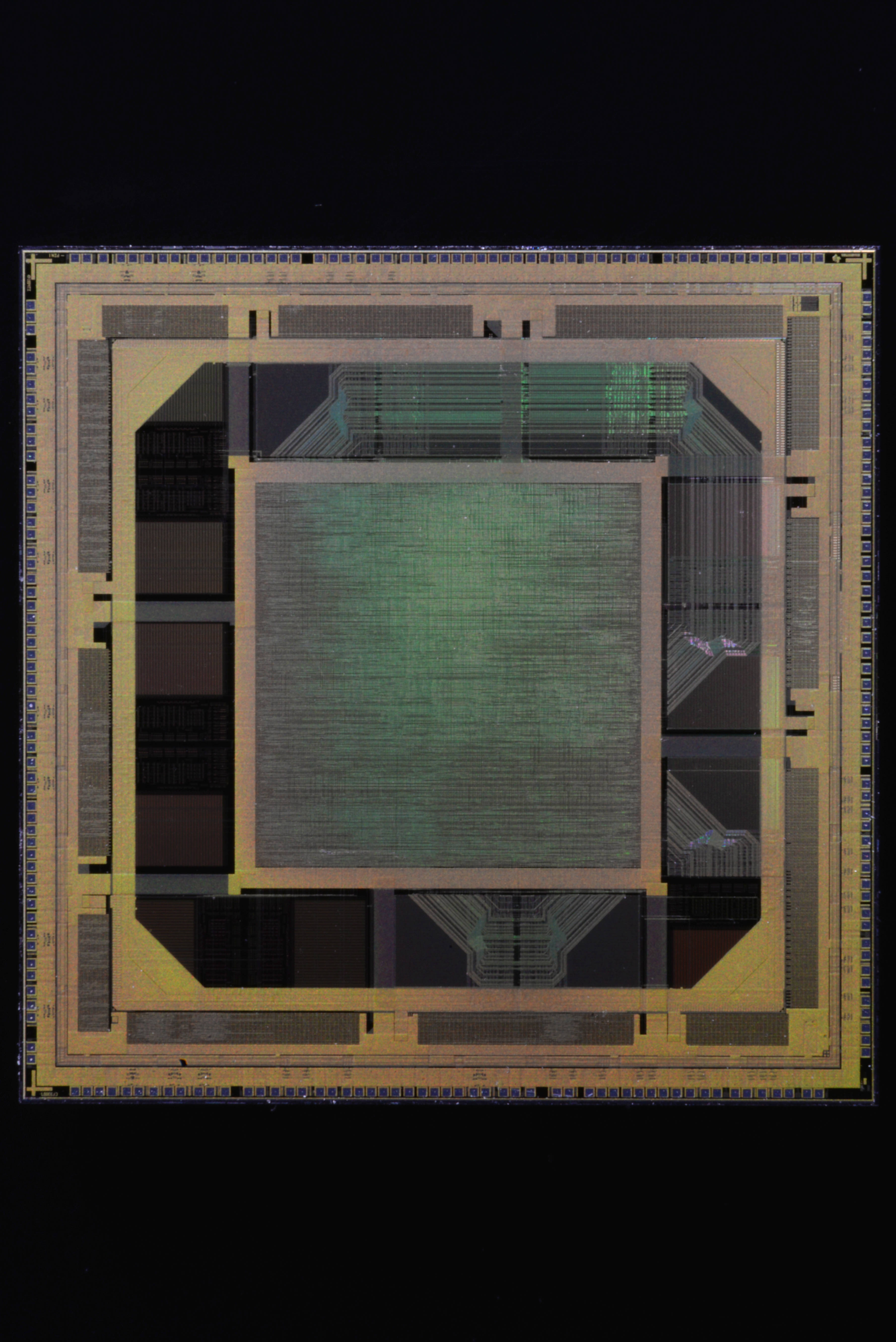 computer processor, microchip, gold circuitry, 5K Phone Wallpaper
