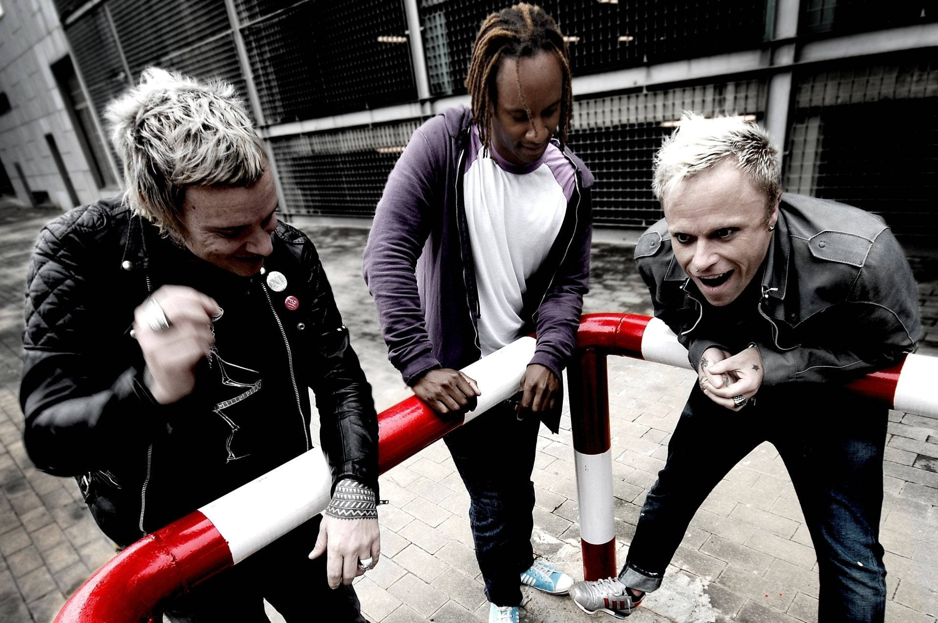 Prodigy, parking lot, red and white barrier, Full HD Desktop Wallpaper
