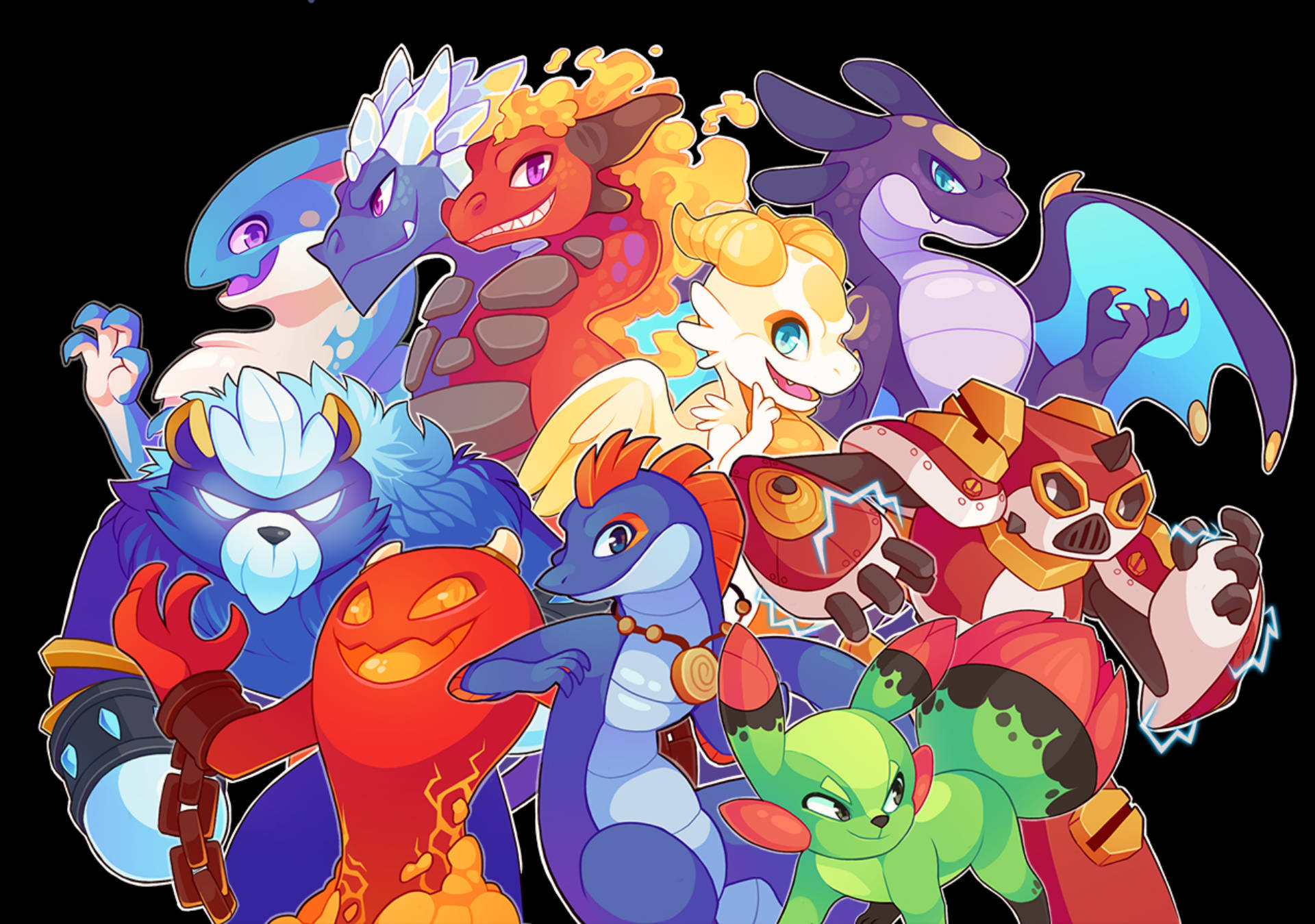 Prodigy, game characters, fantasy creatures, Full HD Desktop Wallpaper