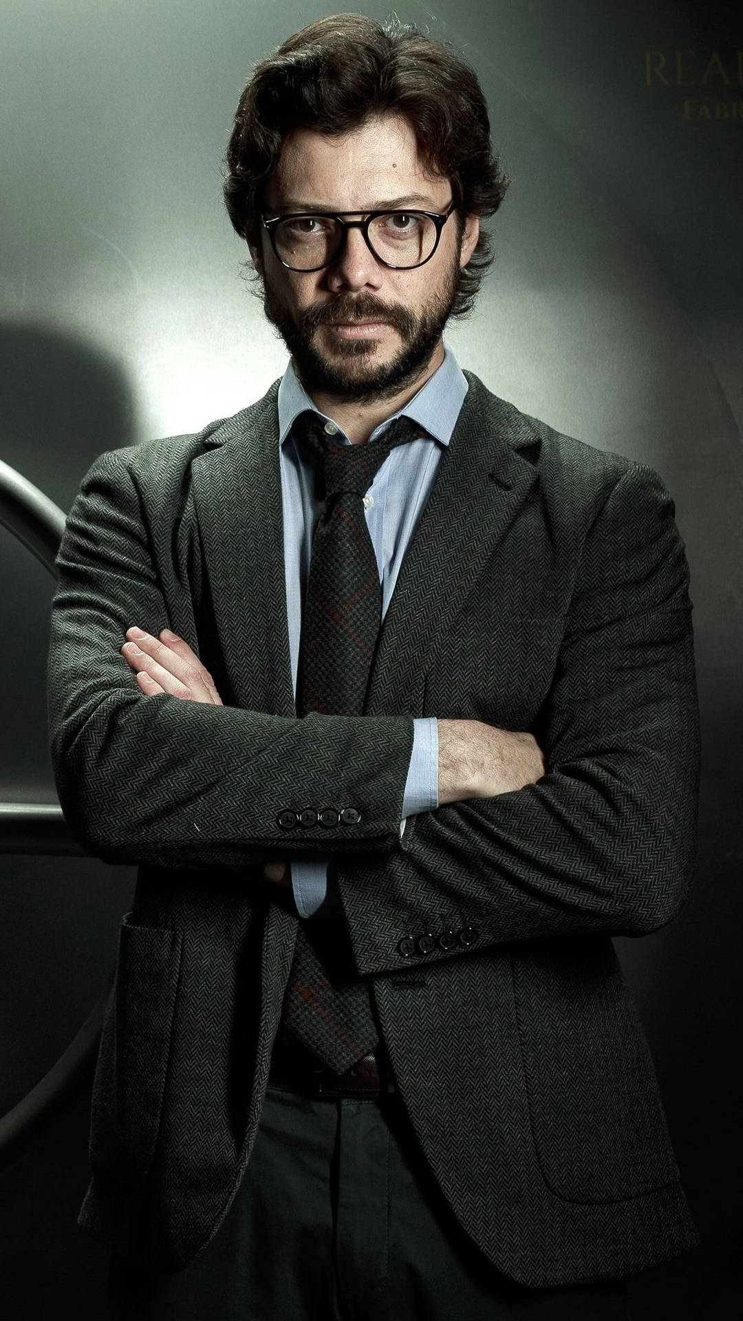 Money Heist, The Professor, dark suit, Full HD Phone Wallpaper