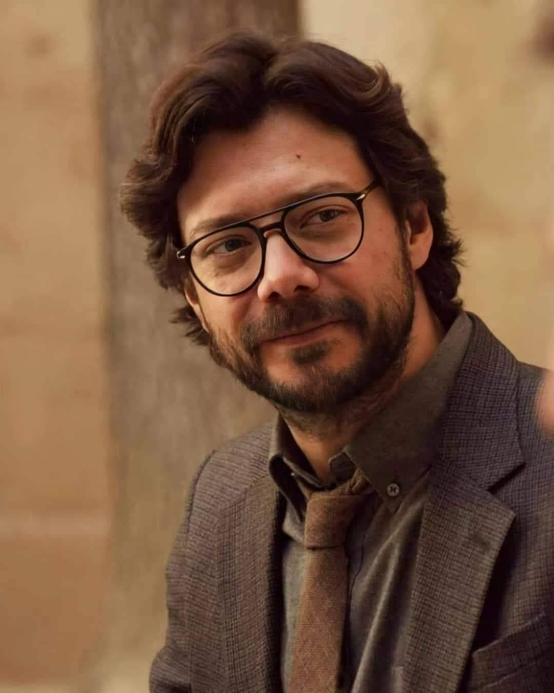 Professor, Money Heist, tweed jacket, HD Phone Wallpaper