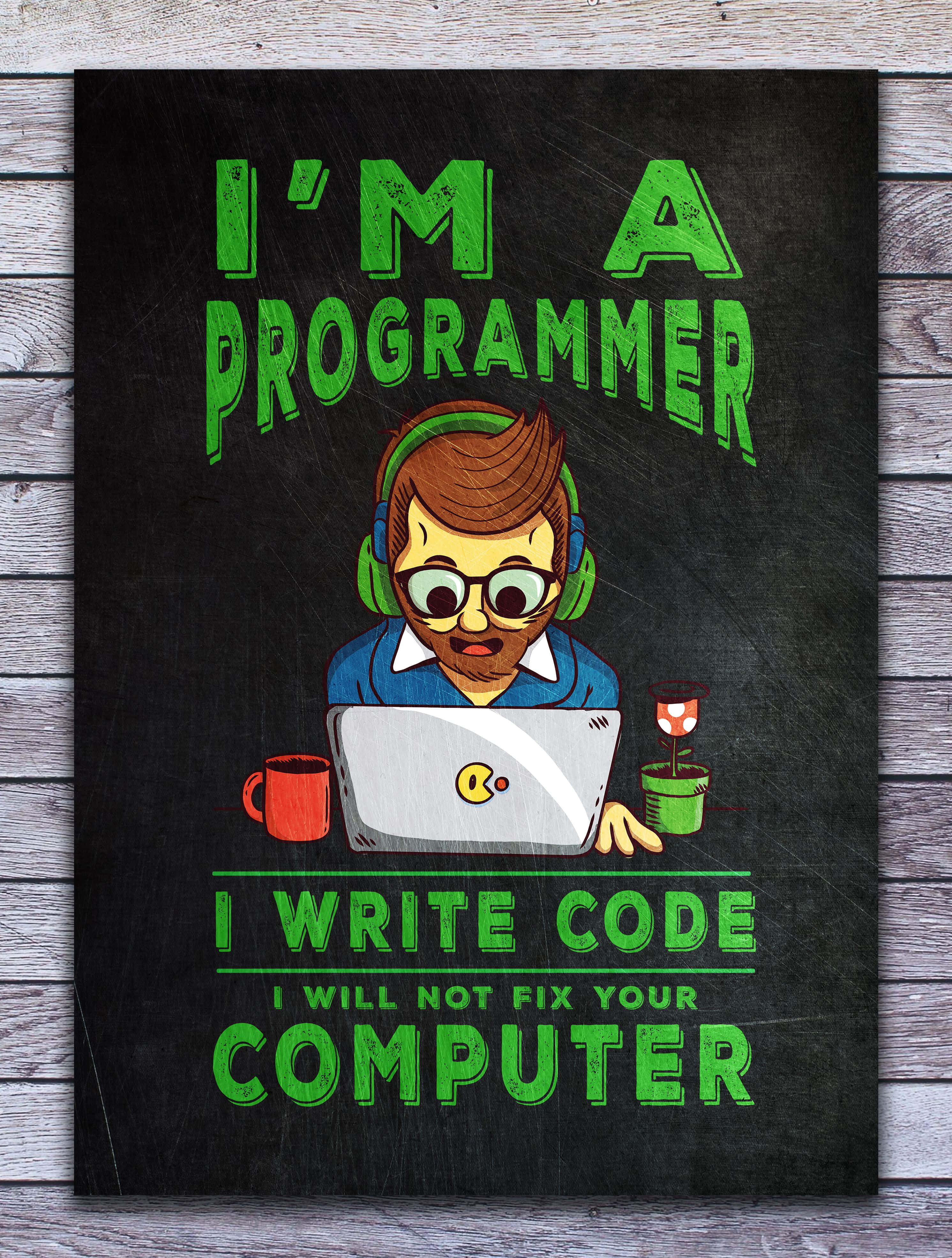 programmer, glasses, headphones, 4K Phone Wallpaper