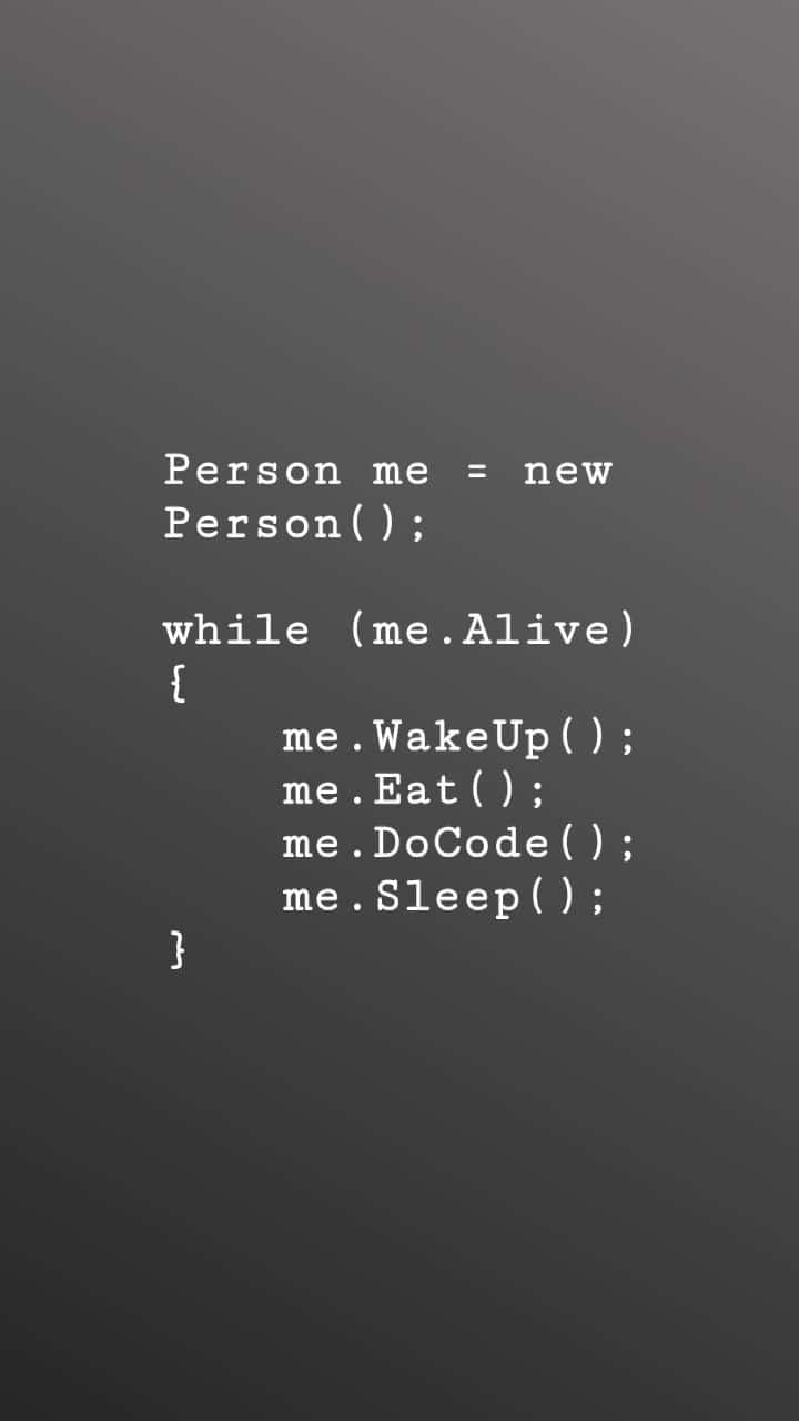 minimalist monochrome wallpaper, simple programming loop, person's daily routine, HD Phone Wallpaper