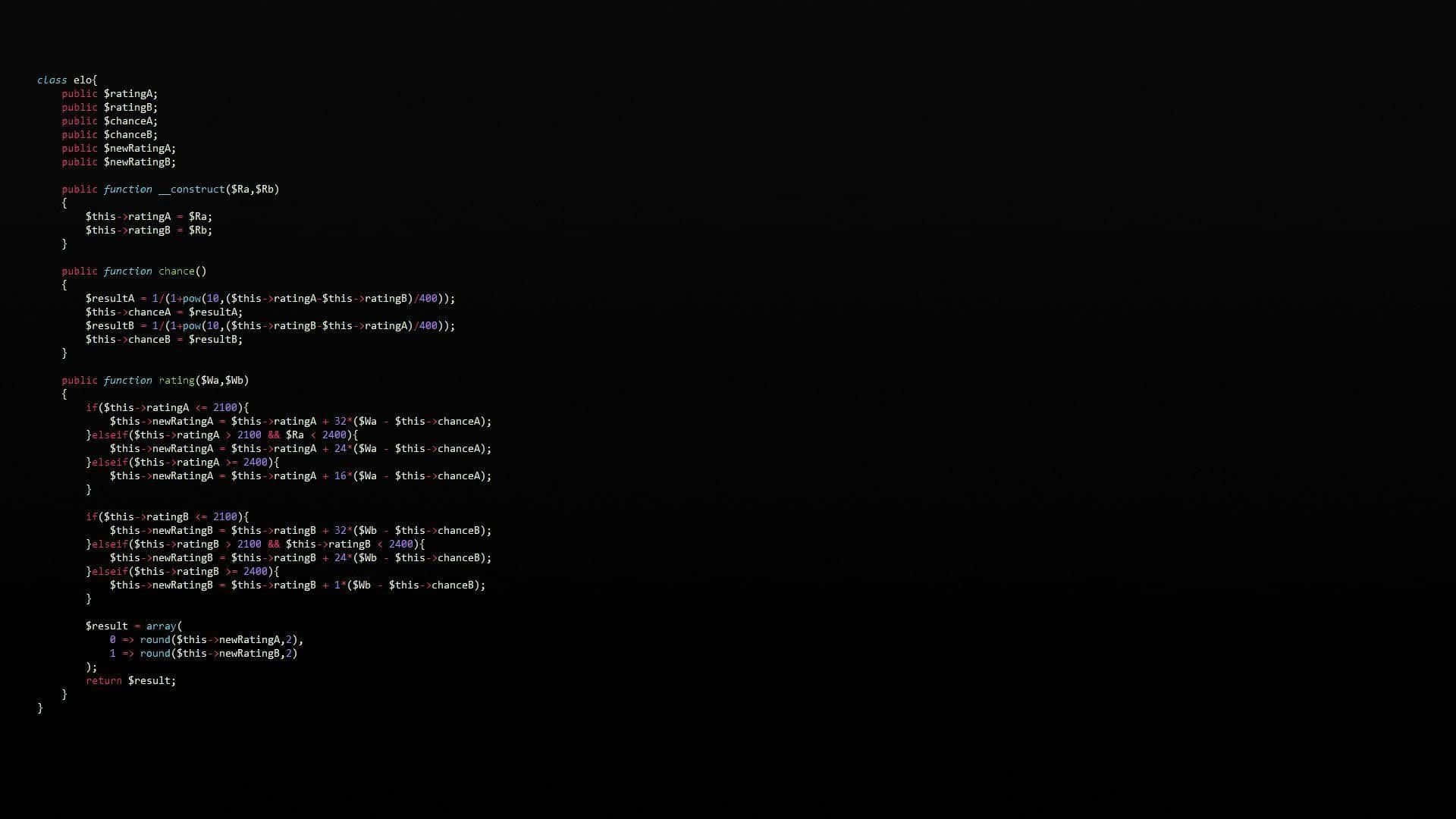 Programming HD, PHP, monospace font, Full HD Desktop Wallpaper