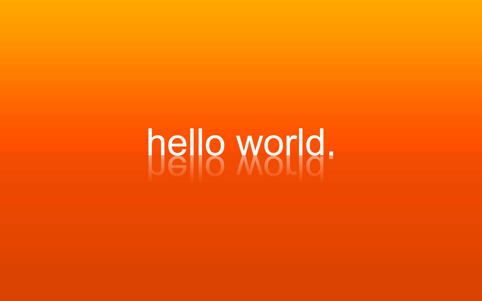 Programming HD, Hello World, orange aesthetic, Full HD Desktop Wallpaper