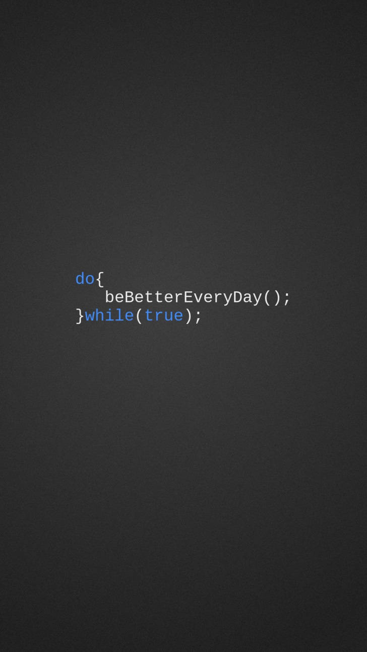 Programming iPhone, dark gray, glowing blue, HD Phone Wallpaper
