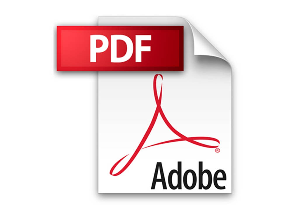 Adobe PDF, red header, red logo, SD Desktop Wallpaper