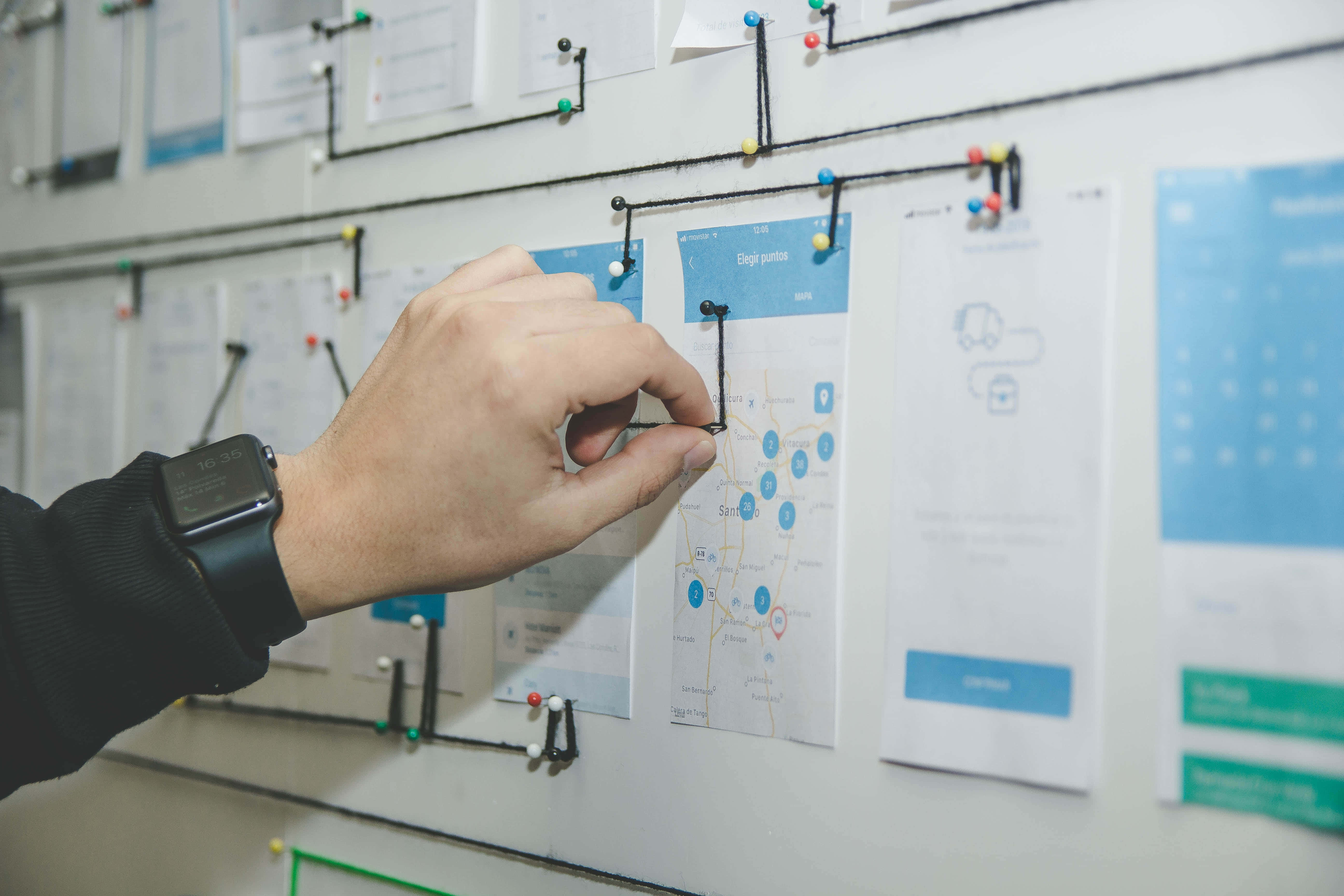 Project Management, workflow board, whiteboard, 5K Desktop Wallpaper