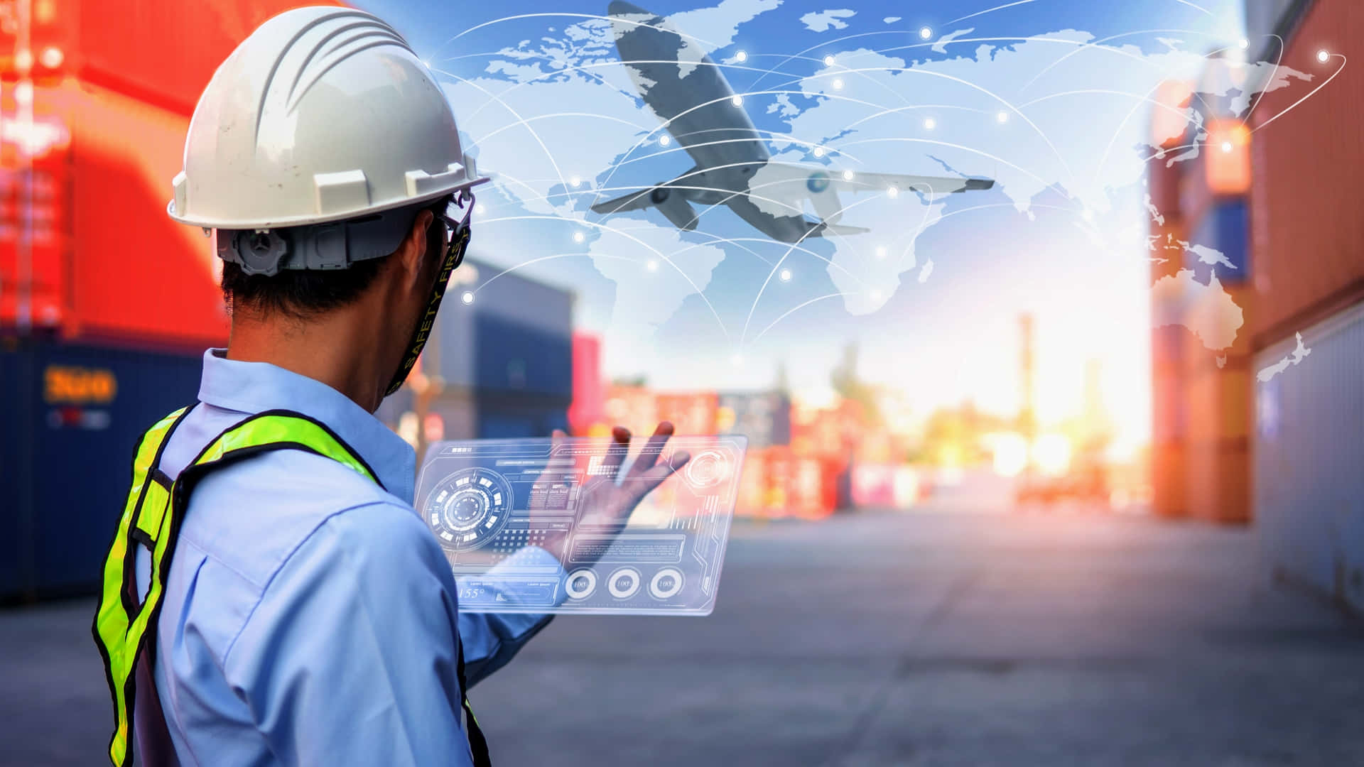 Project Management, construction worker, hard hat, Full HD Desktop Wallpaper