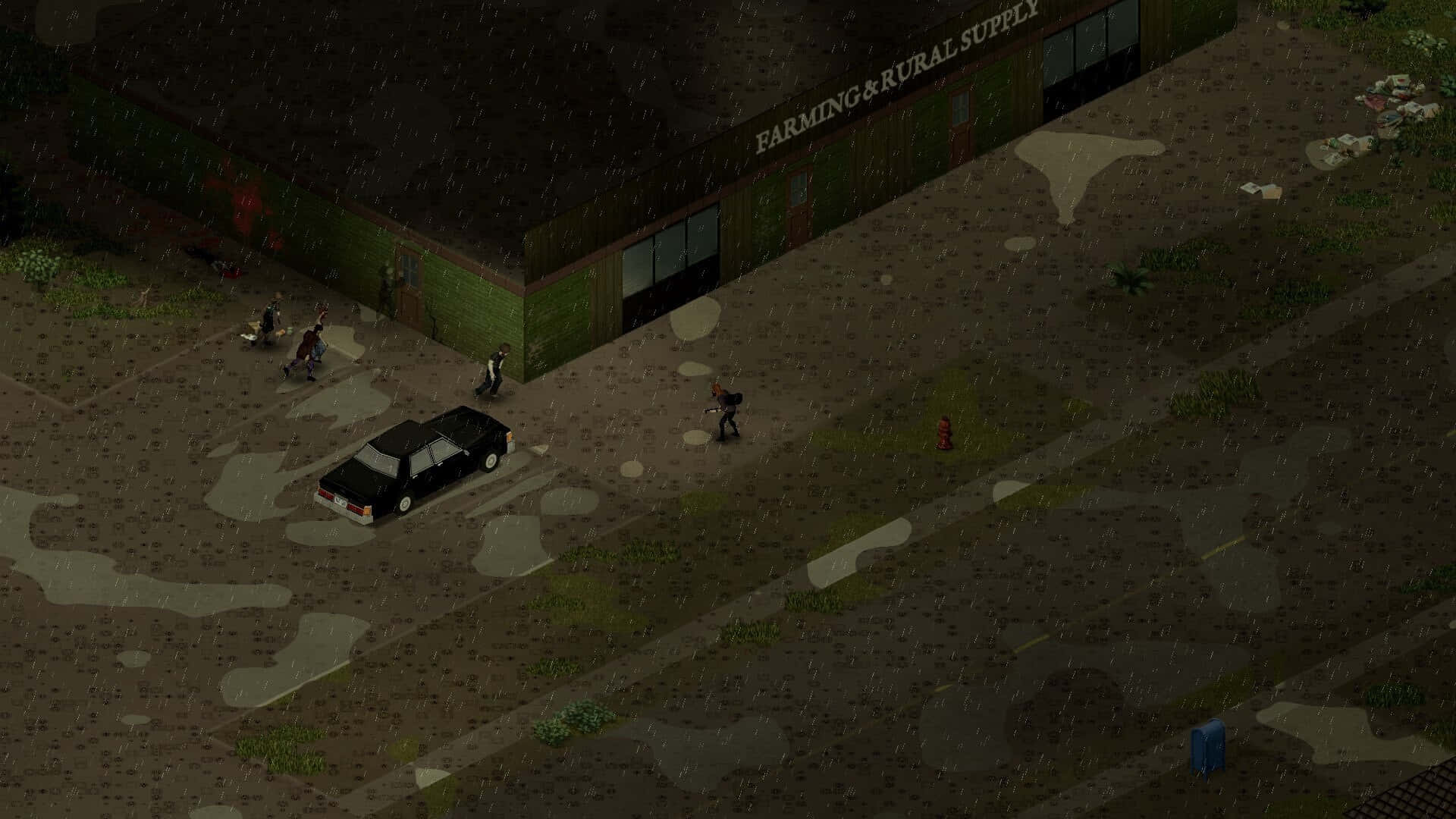 Project Zomboid, survivor, farming supply store, Full HD Desktop Wallpaper